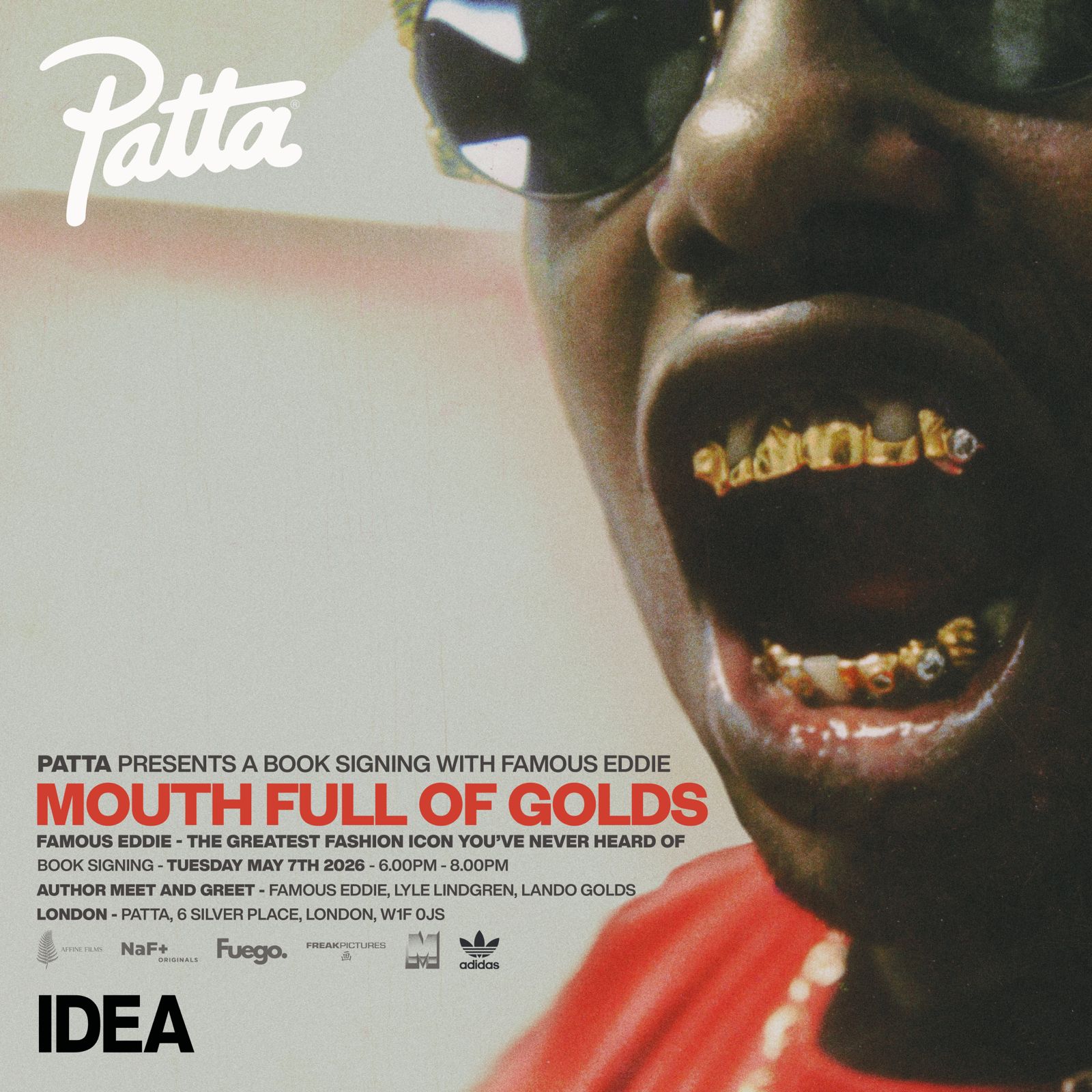 Mouth Full of Gold at Patta London