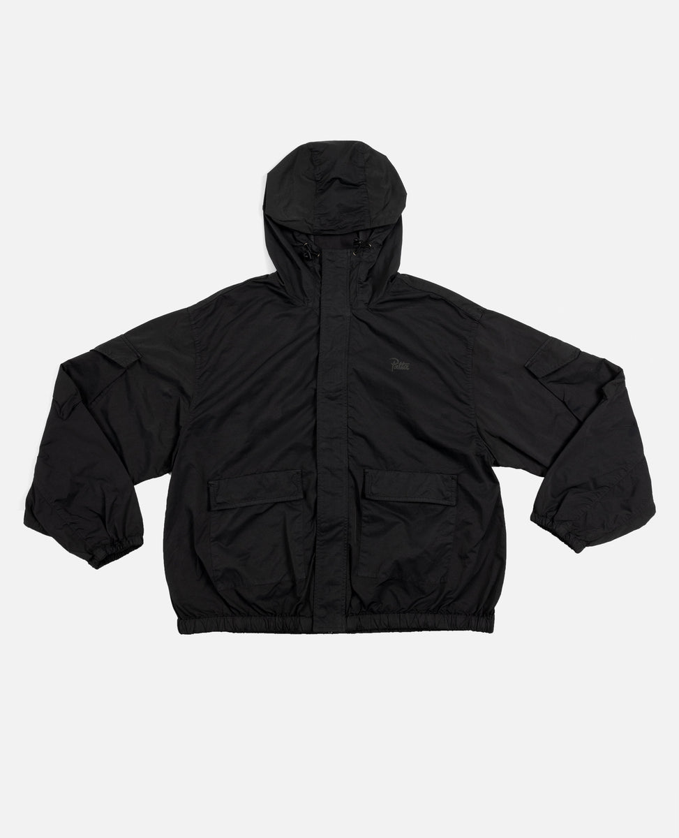 Patta GMT Pigment Dye Nylon Jacket (Pirate Black) Patta US