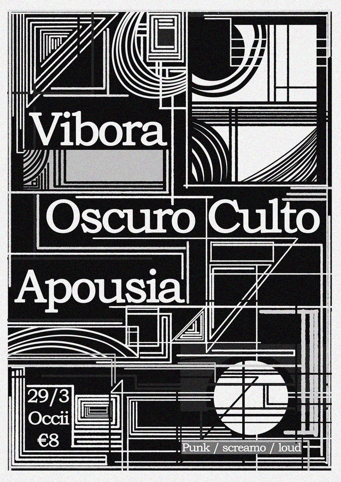 Vibora, Oscuro Culto & Apousia At Occii