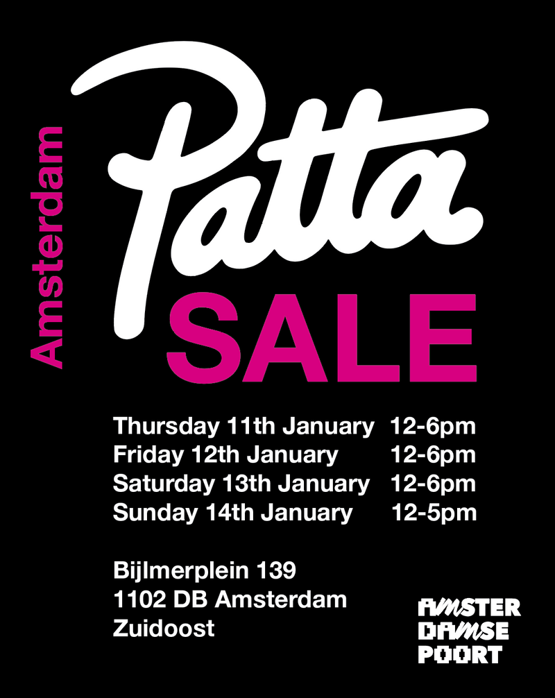 Patta Amsterdam January Sale