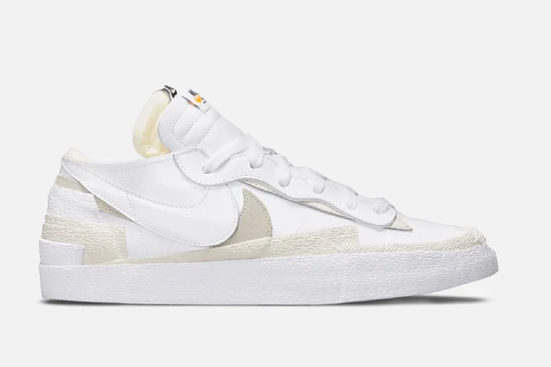 Nike X Sacai Blazer Low (White/Sail-White)