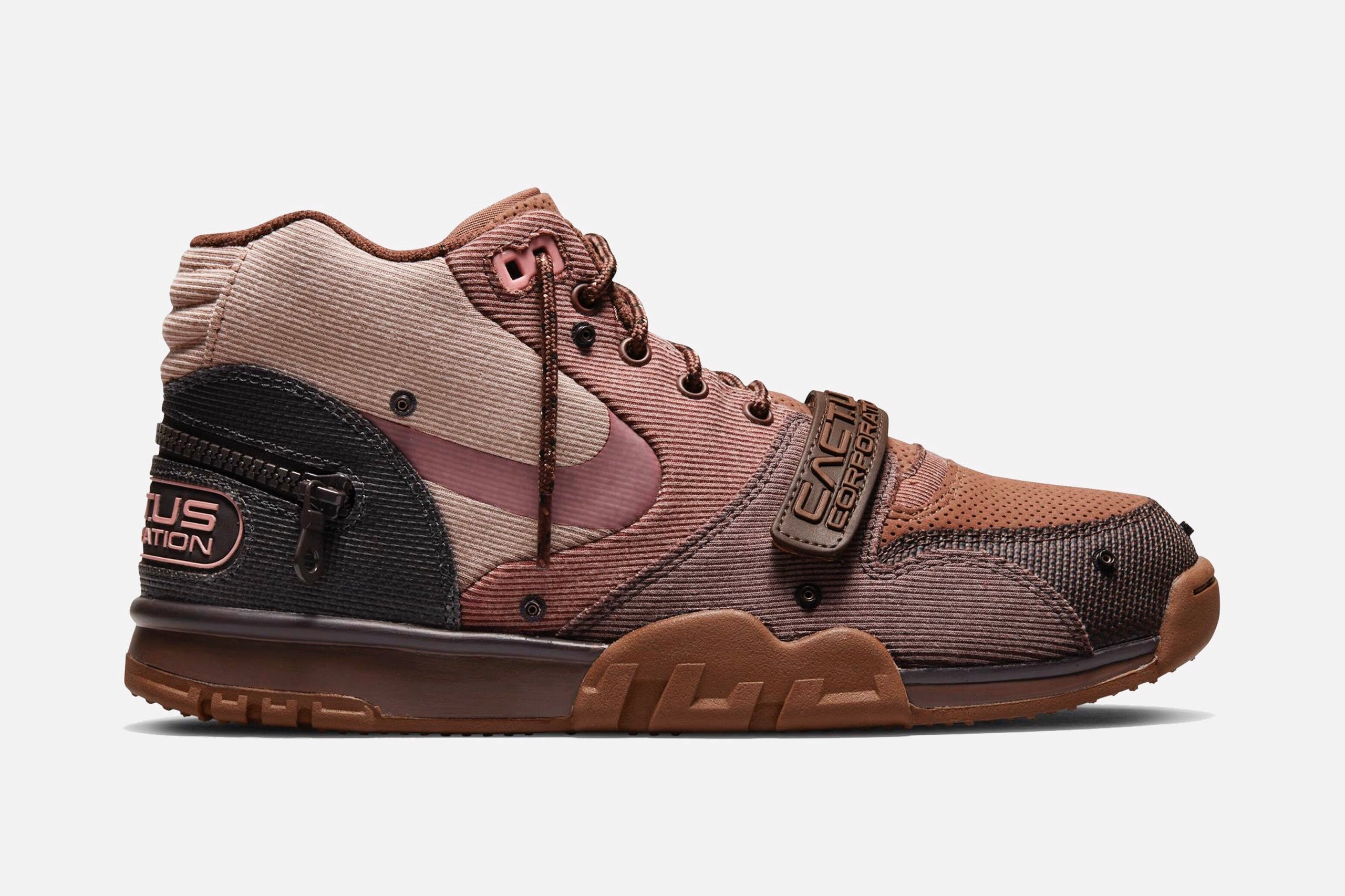 Nike Air Trainer 1 X Cactus Jack (Lt Chocolate/Rust Pink-Archaeo Brown)