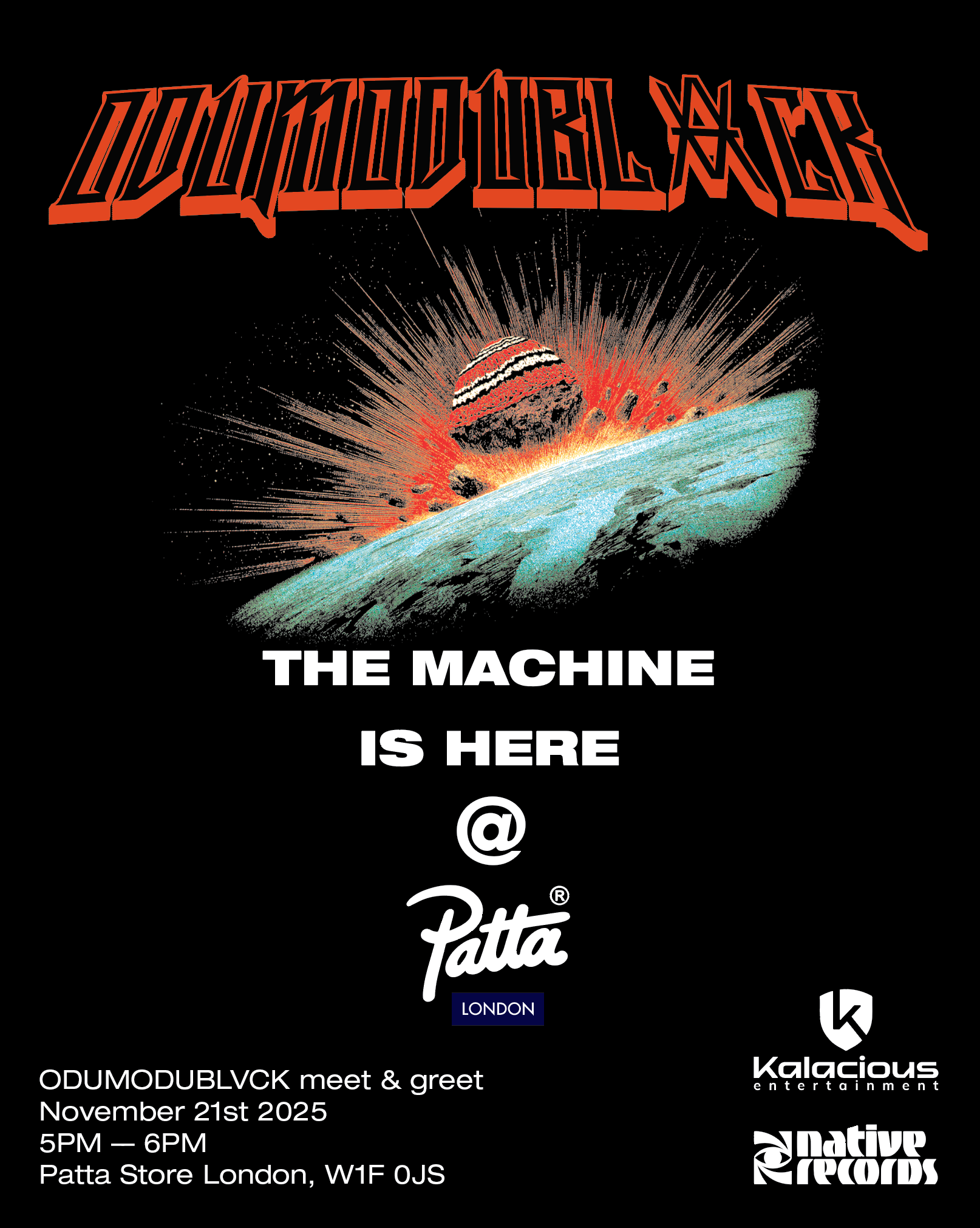 ODUMODUBLVCK at Patta London