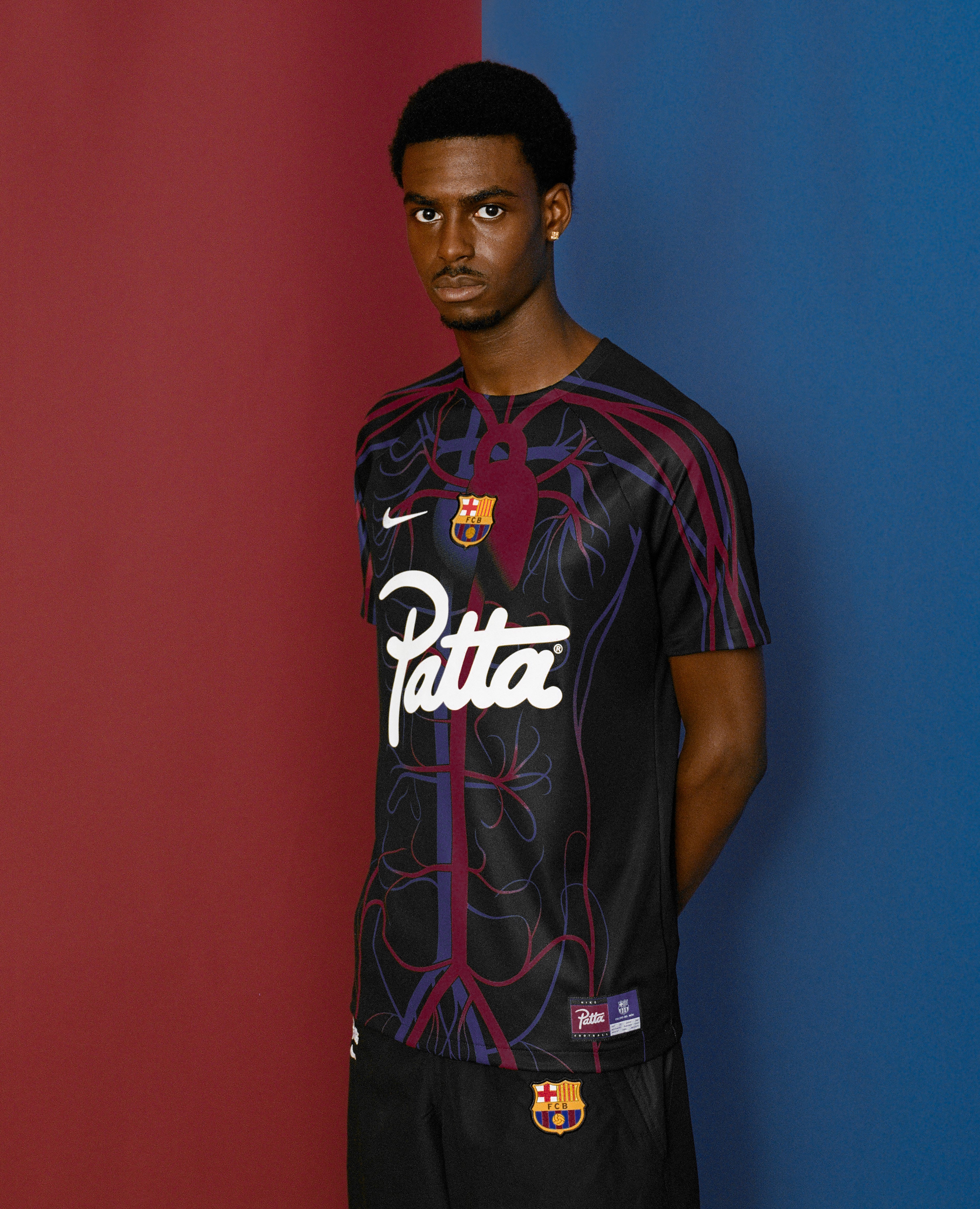 FCB x Patta Culers del Món Men's Patta Script Logo Pre-Match