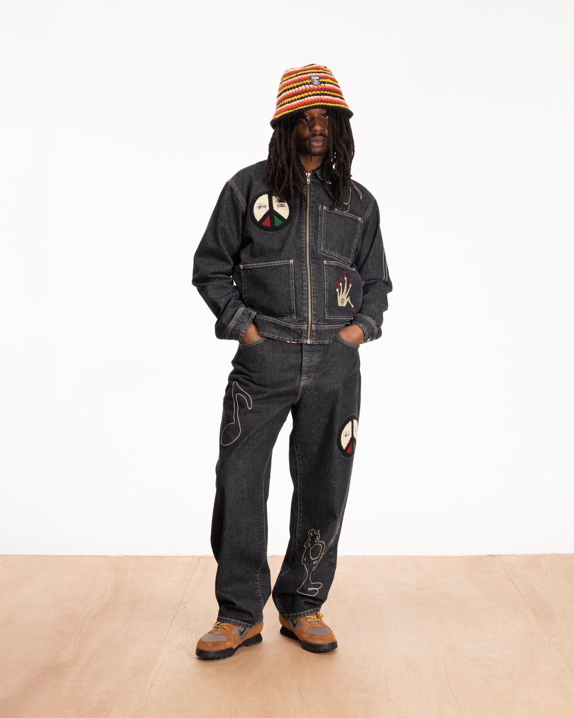 Patta x Stussy Big Ol' Jean (Black)