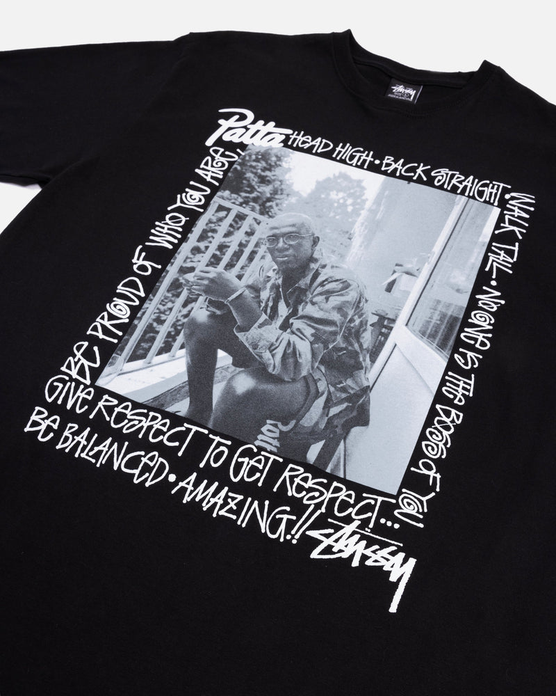 Patta x Stussy Respect Tee (Black)