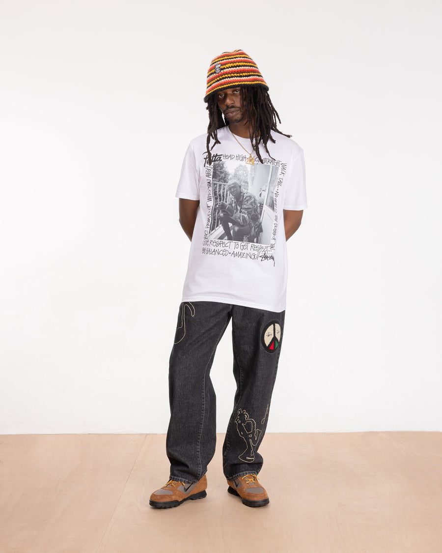 Patta x Stussy Respect Tee (White)