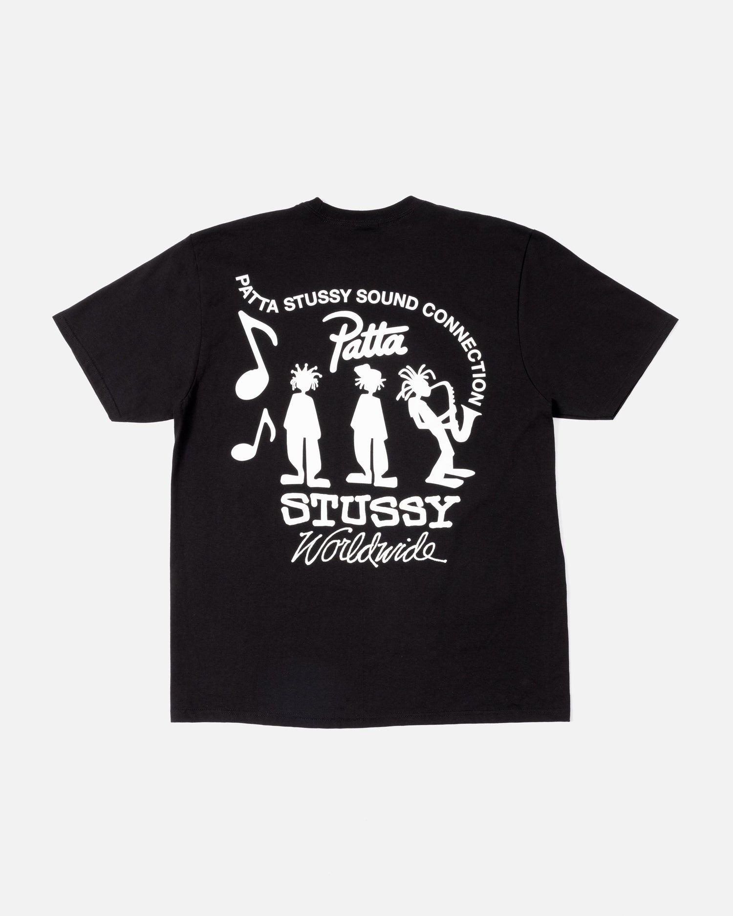 Patta x Stussy Sound Connection Tee (Black)