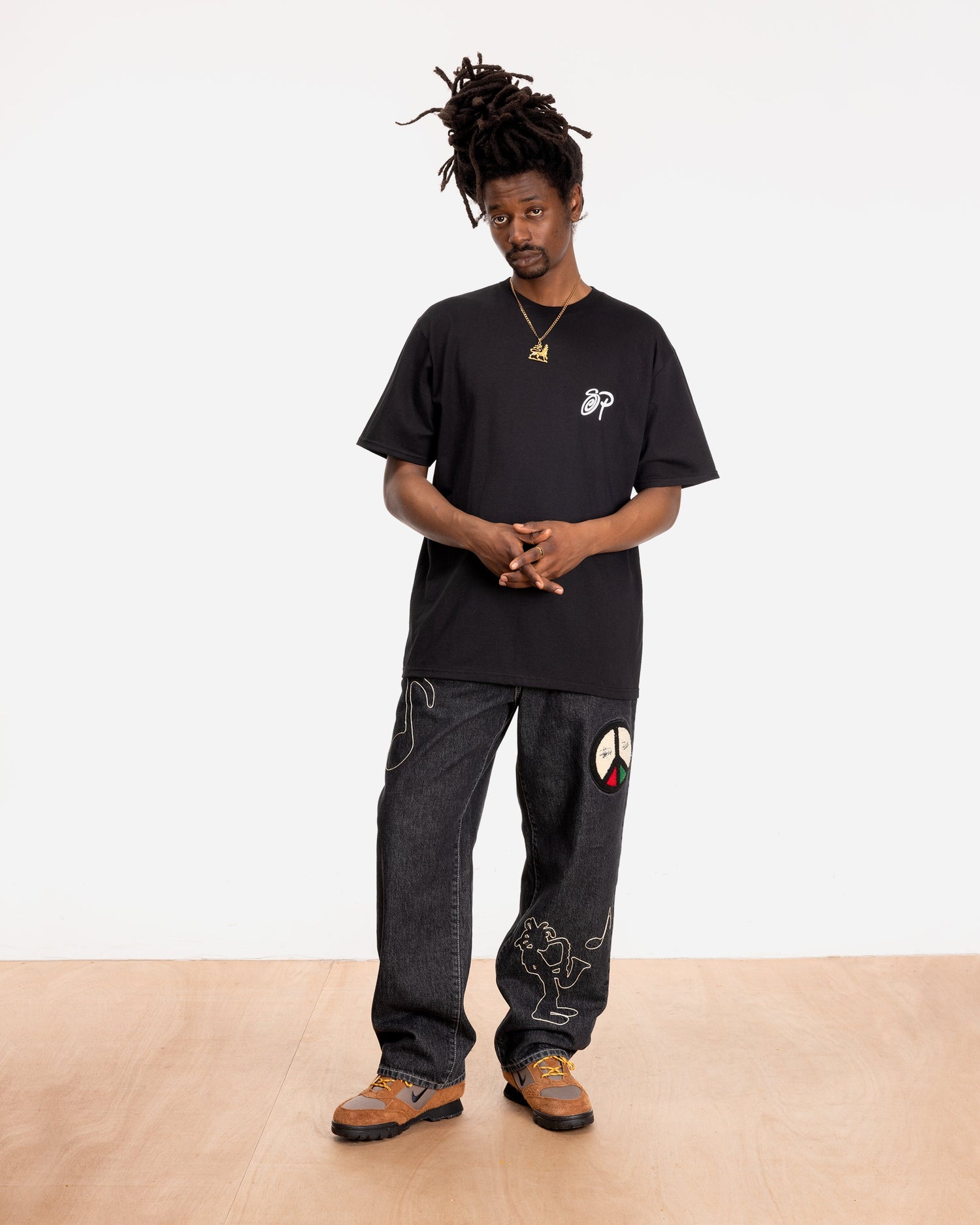 Patta x Stussy Sound Connection Tee (Black)