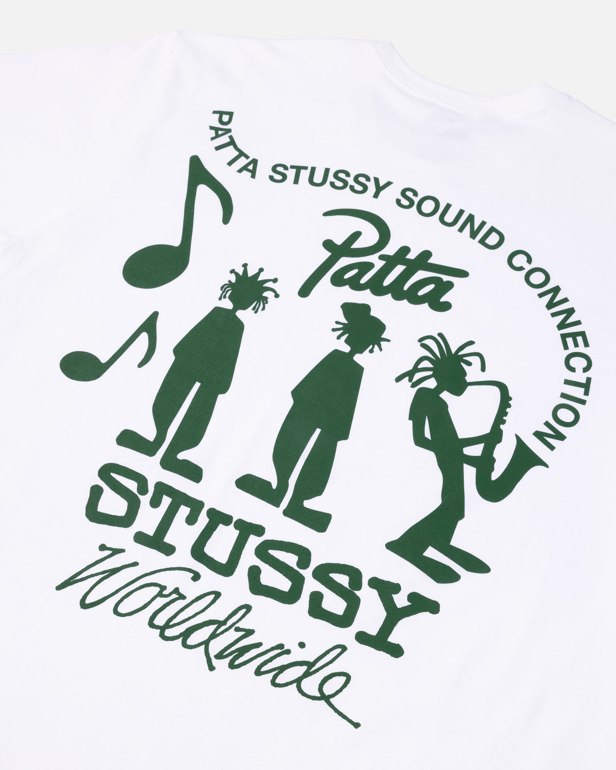 Patta x Stussy Sound Connection Tee (White) – Patta US