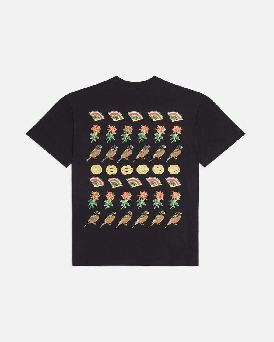 Black Patta Surinemoji T-Shirt with screen printed Surinemoji artwork