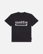 Black Patta metal T-Shirt  with a large premium photo printed Patta metal artwork