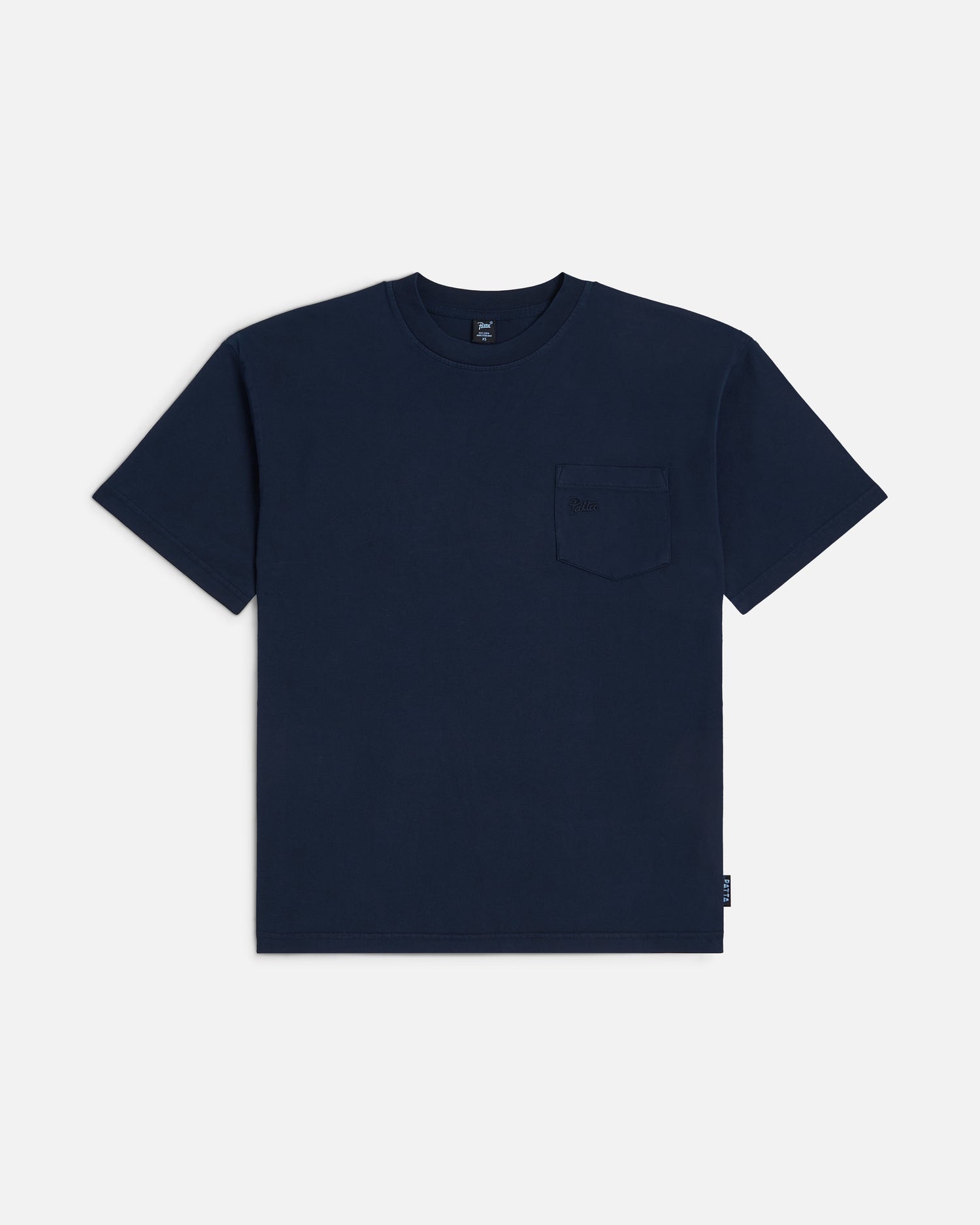 Patta Basic Washed Pocket T-Shirt (Black Iris)