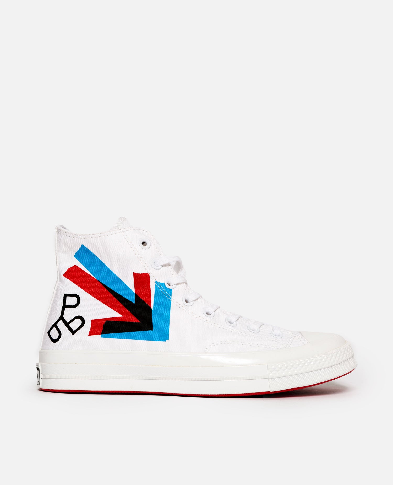 Patta x Experimental Jetset Converse Chuck 70 (White/Fiery Red/Diva Blue)