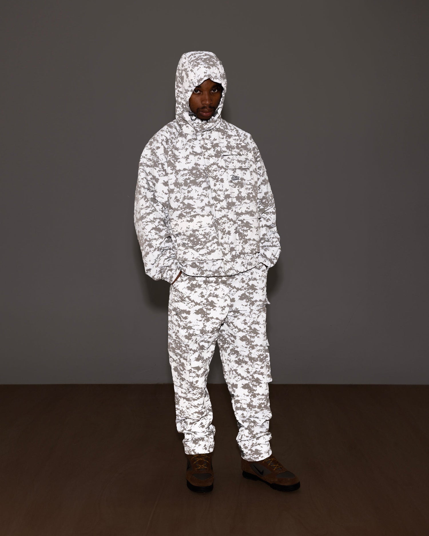 Patta Digi Camo Reflective Cargo Pants (Wild Dove)