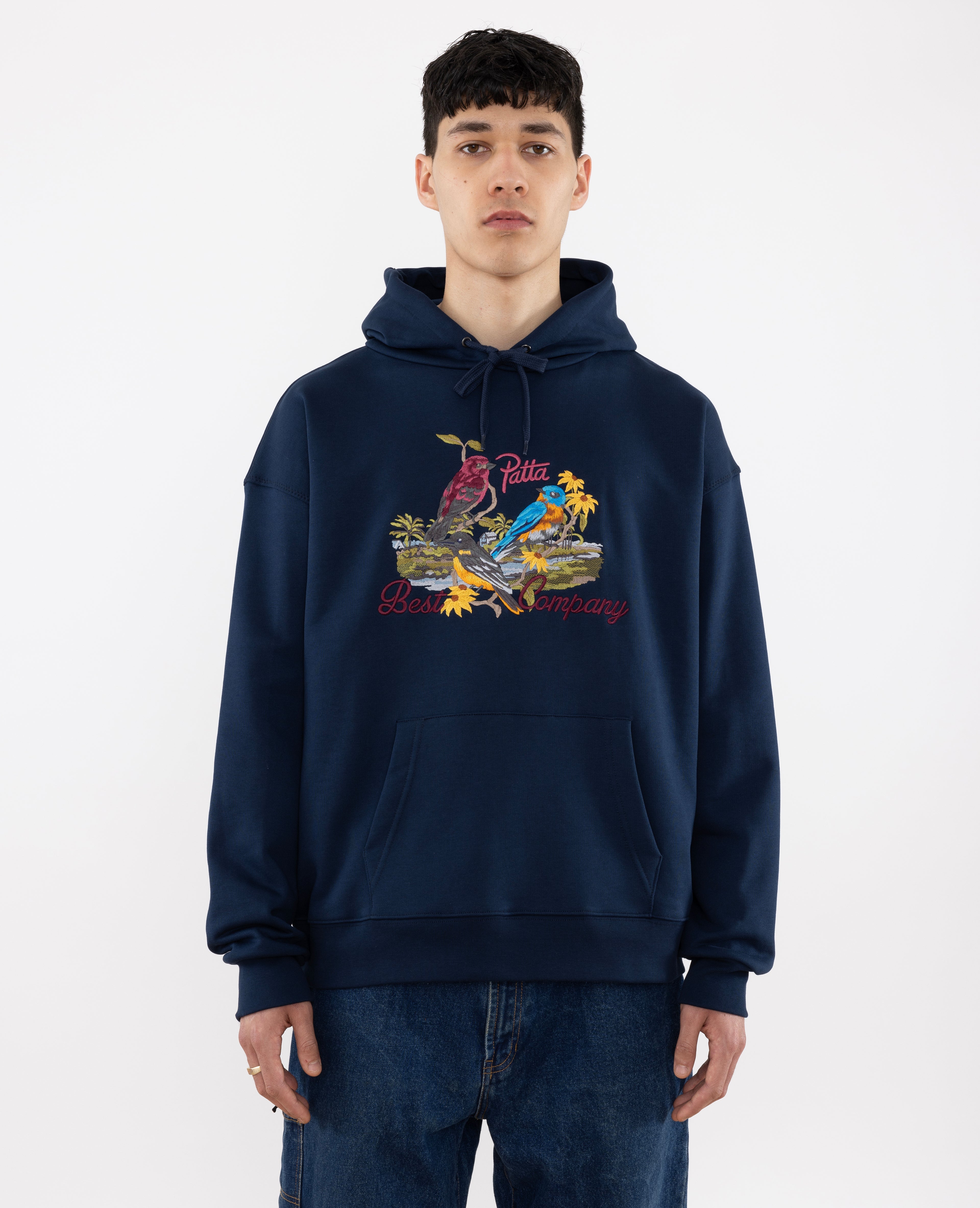 Patta x Best Company Twa Twa Hooded Sweater (Navy) – Patta US