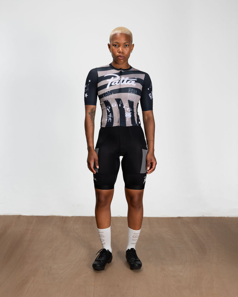 Patta x Rapha Women's Pro Team Training Jersey (Black/Stone)