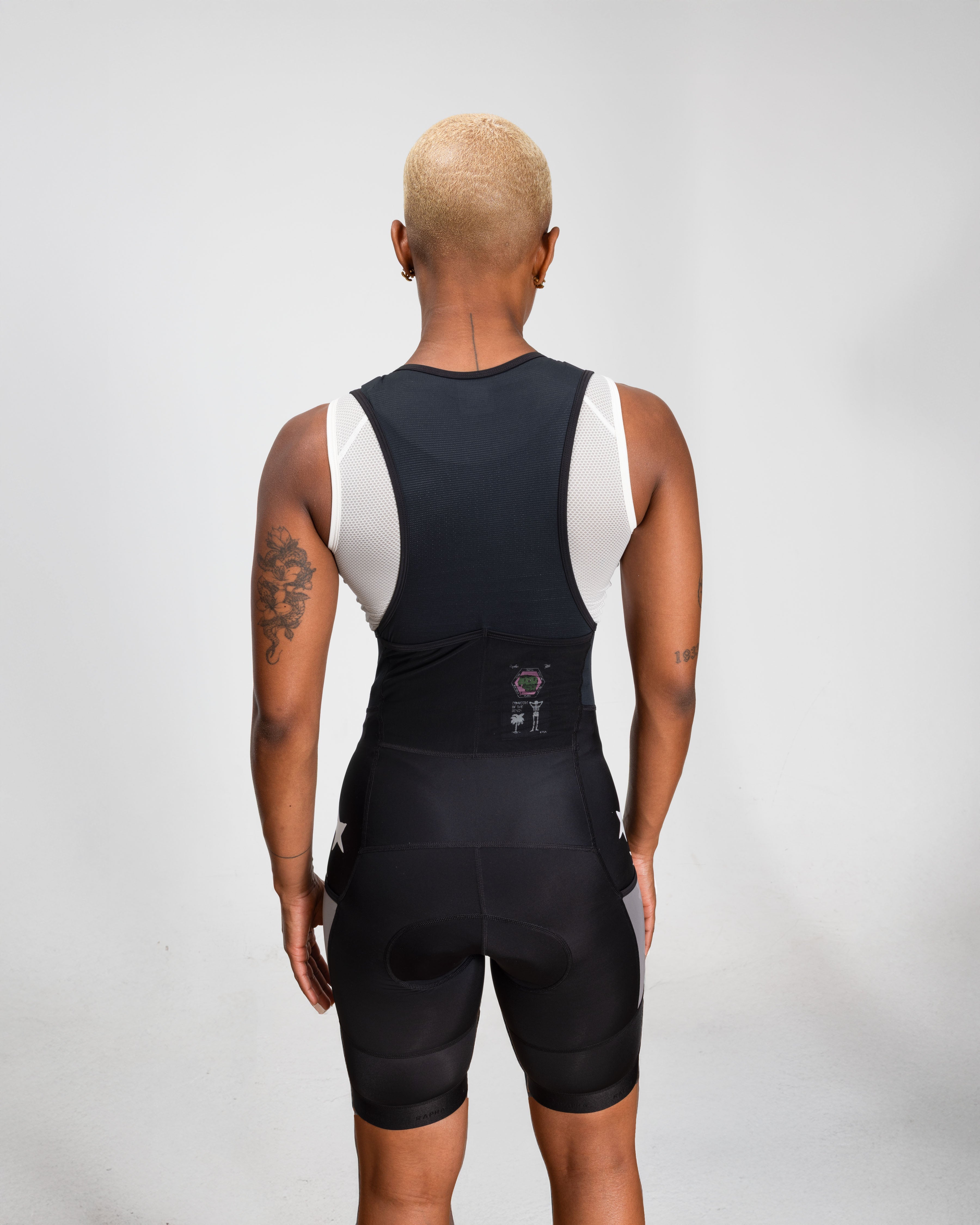 Patta x Rapha Women's Pro Team Cargo Bib Shorts (Black/Stone