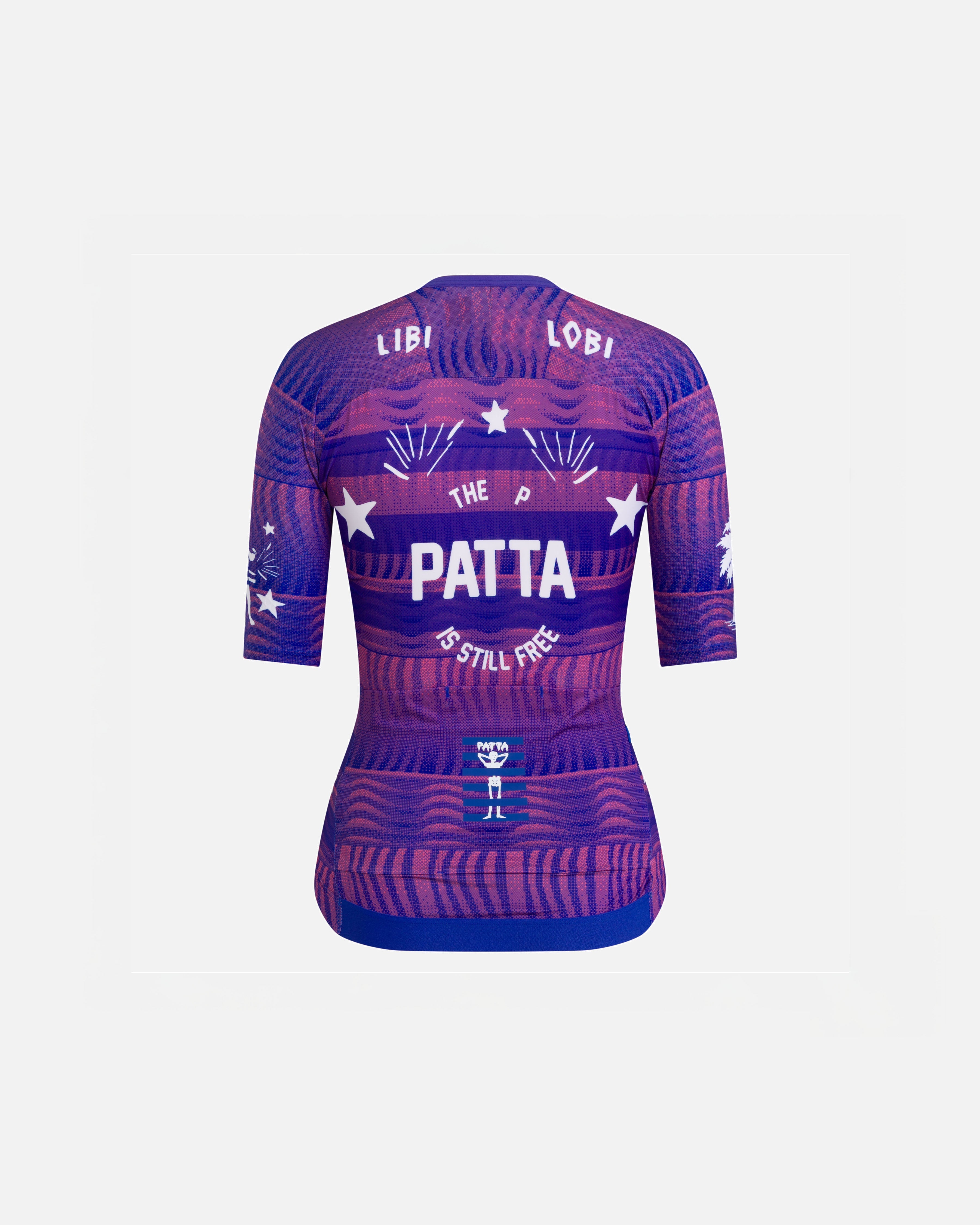 Patta x Rapha Women's Pro Team Aero Jersey (Flamingo Pink/Royal