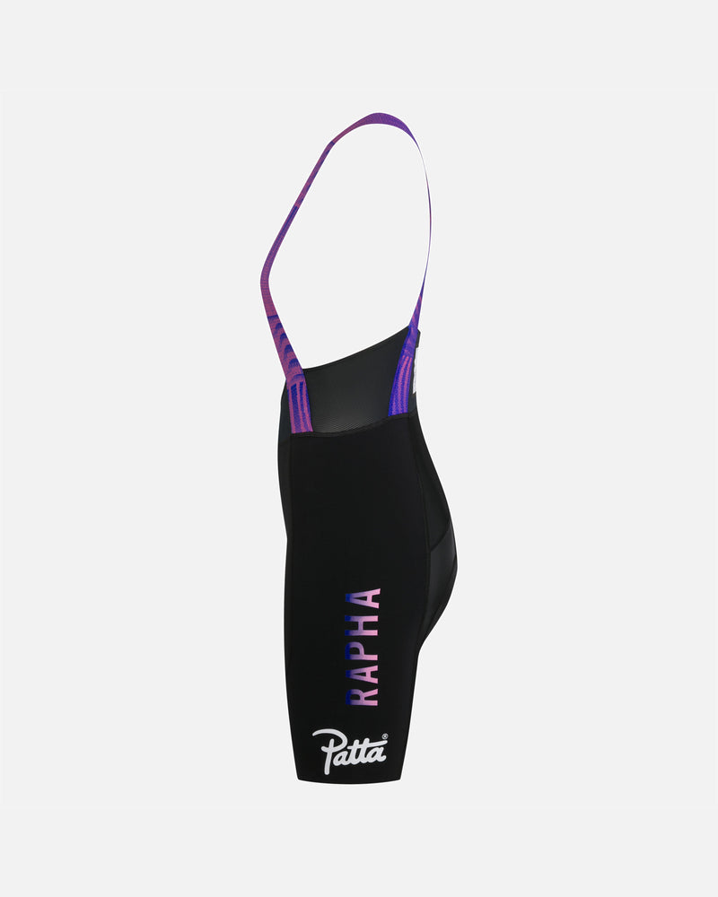 Patta x Rapha Women's Pro Team Bib Shorts (Flamingo Pink/Royal Blue/Black)
