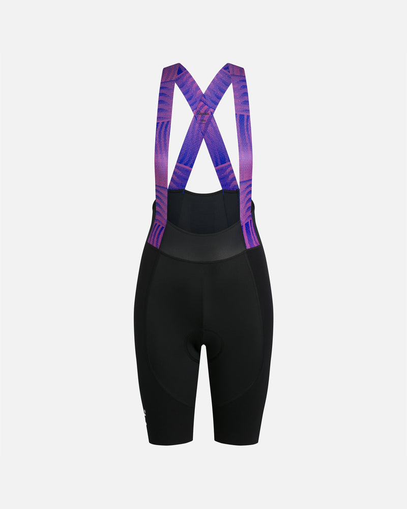 Patta x Rapha Women's Pro Team Bib Shorts (Flamingo Pink/Royal Blue/Black)