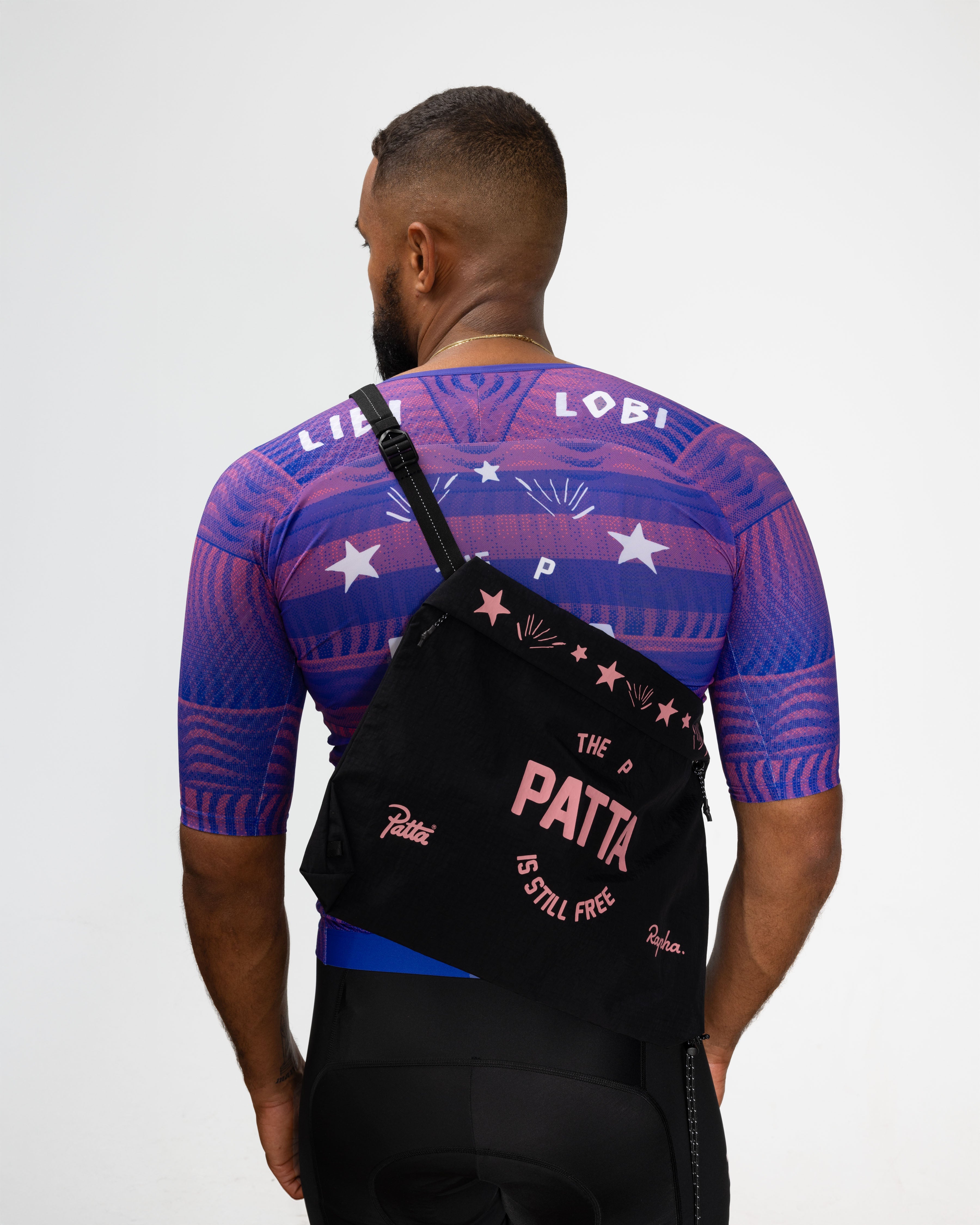 Patta x Rapha Tech Musette (Black/Pink) – Patta US