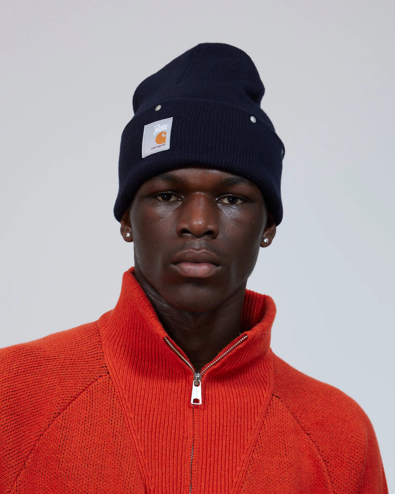 Patta x Carhartt Watch Hat (Dark Navy) Patta x Carhartt