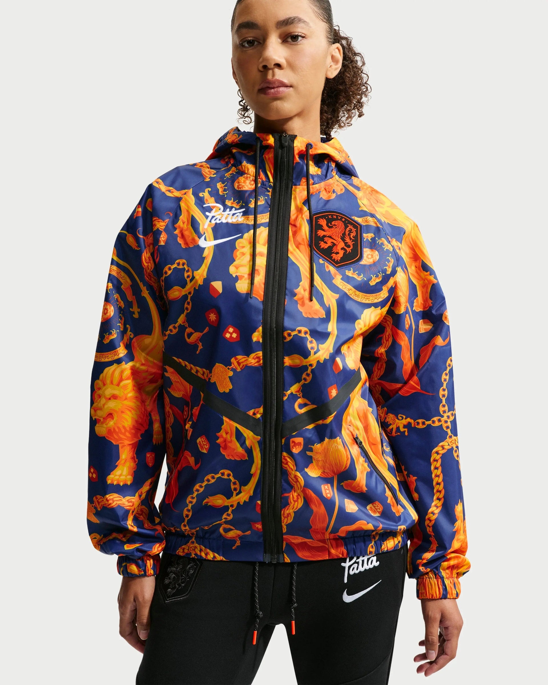 Patta x Nike KNVB Anthem Jacket (Deep Royal/Orange) Nike