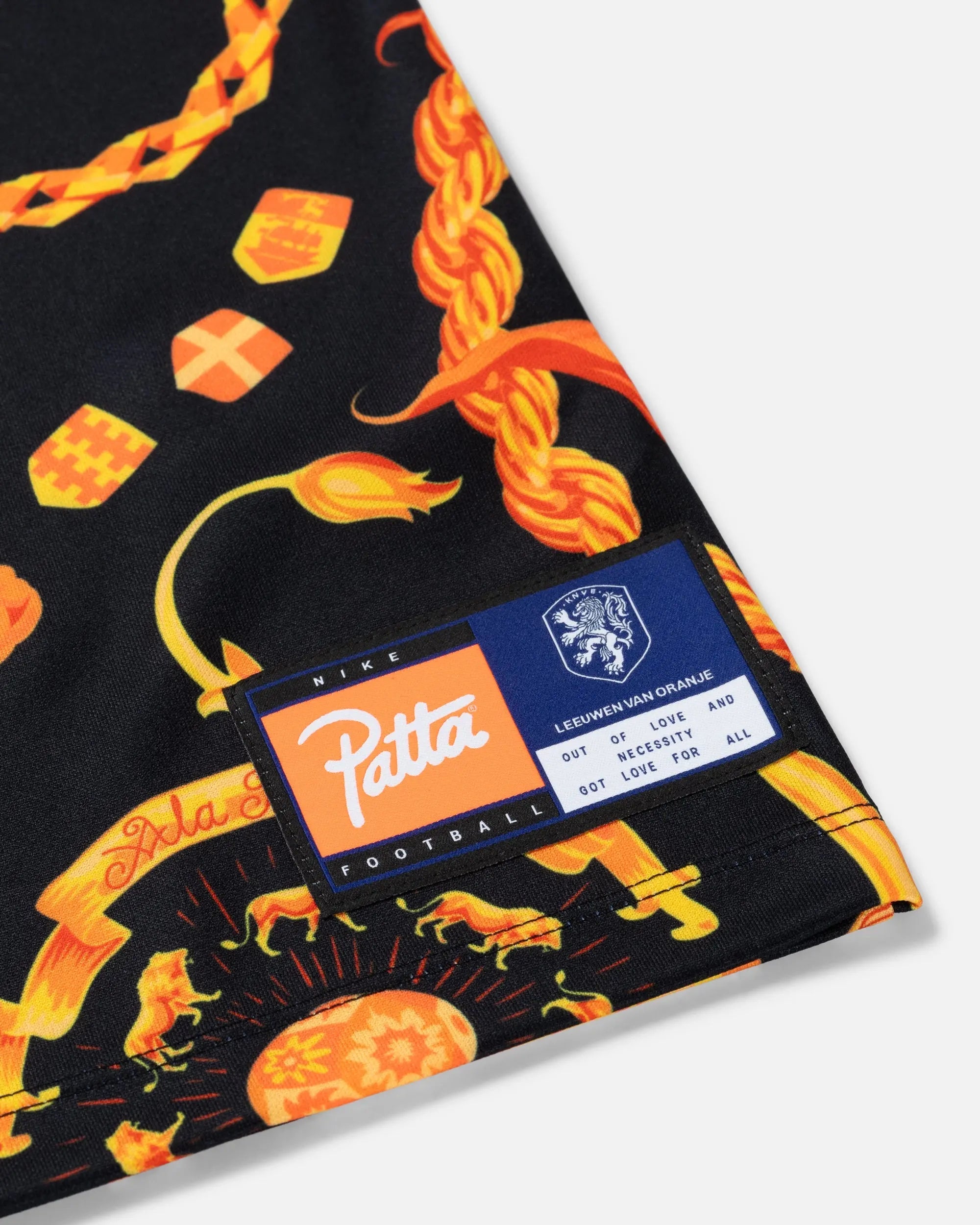 Patta x Nike KNVB Pre-Match Jersey Kids (Black/Orange) - Patta
