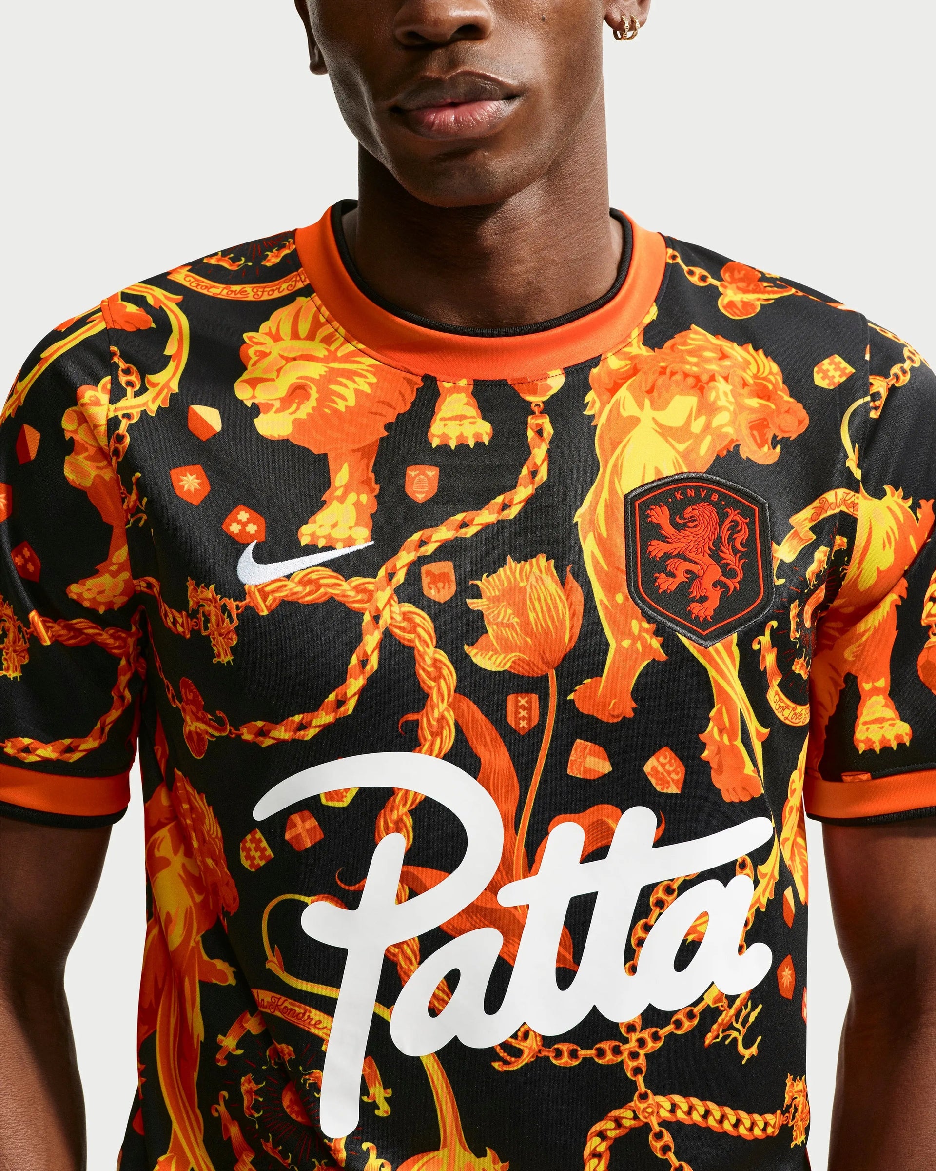 Patta x Nike KNVB Pre-Match Jersey (Black/Orange) Nike