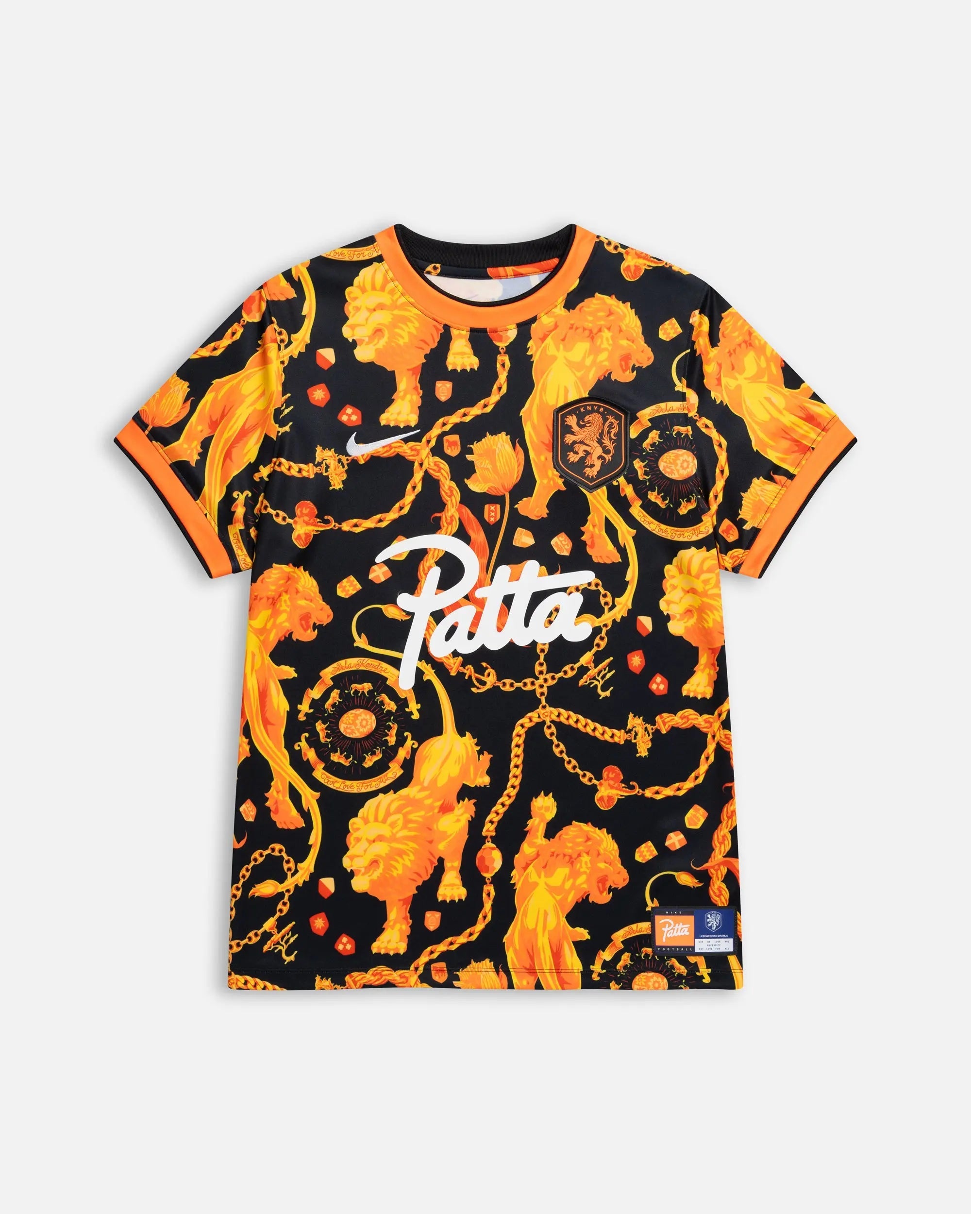 Patta x Nike KNVB Pre-Match Jersey WMNS (Black/Orange) - Patta