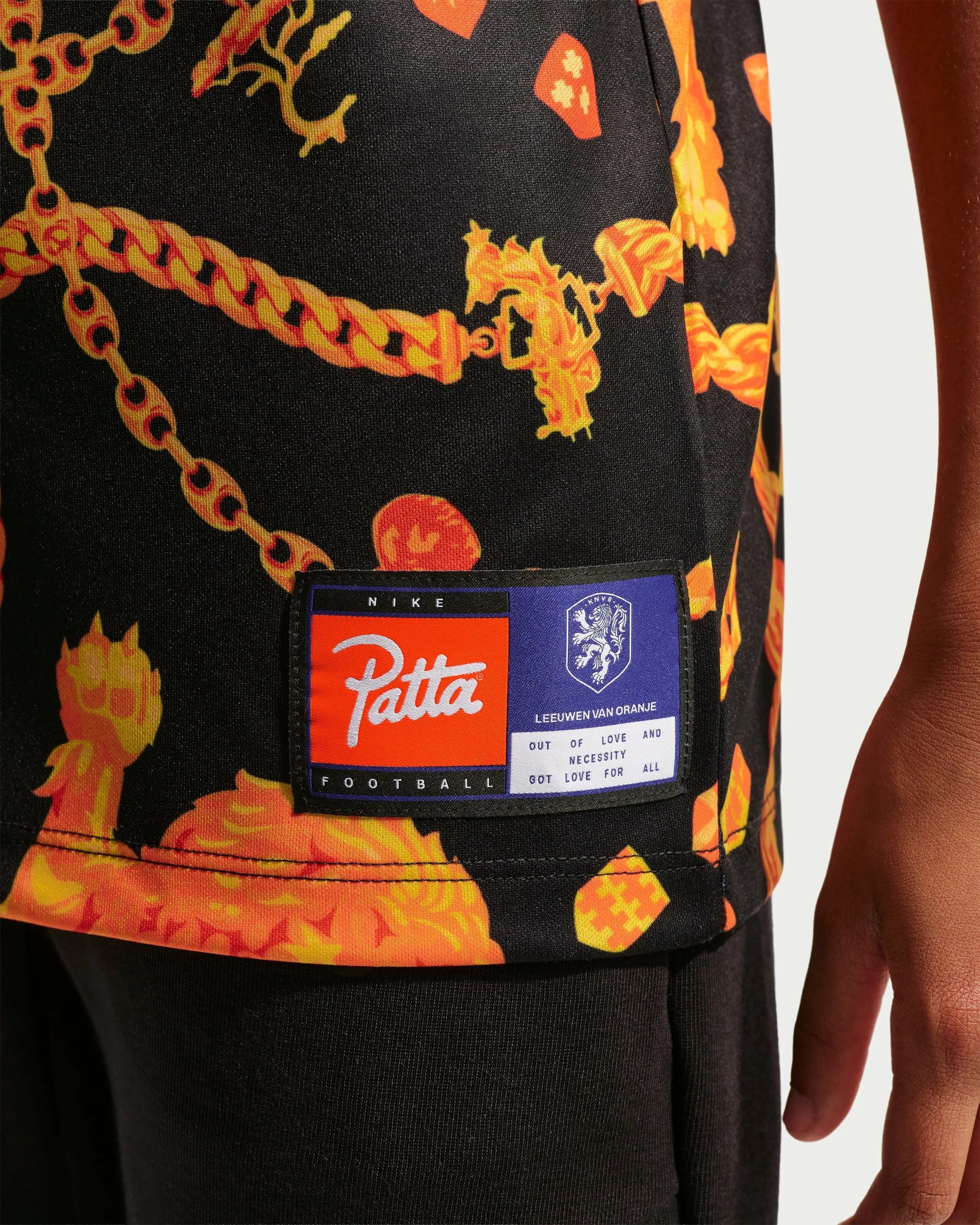 Patta x Nike KNVB Pre-Match Jersey Kids (Black/Orange) Nike