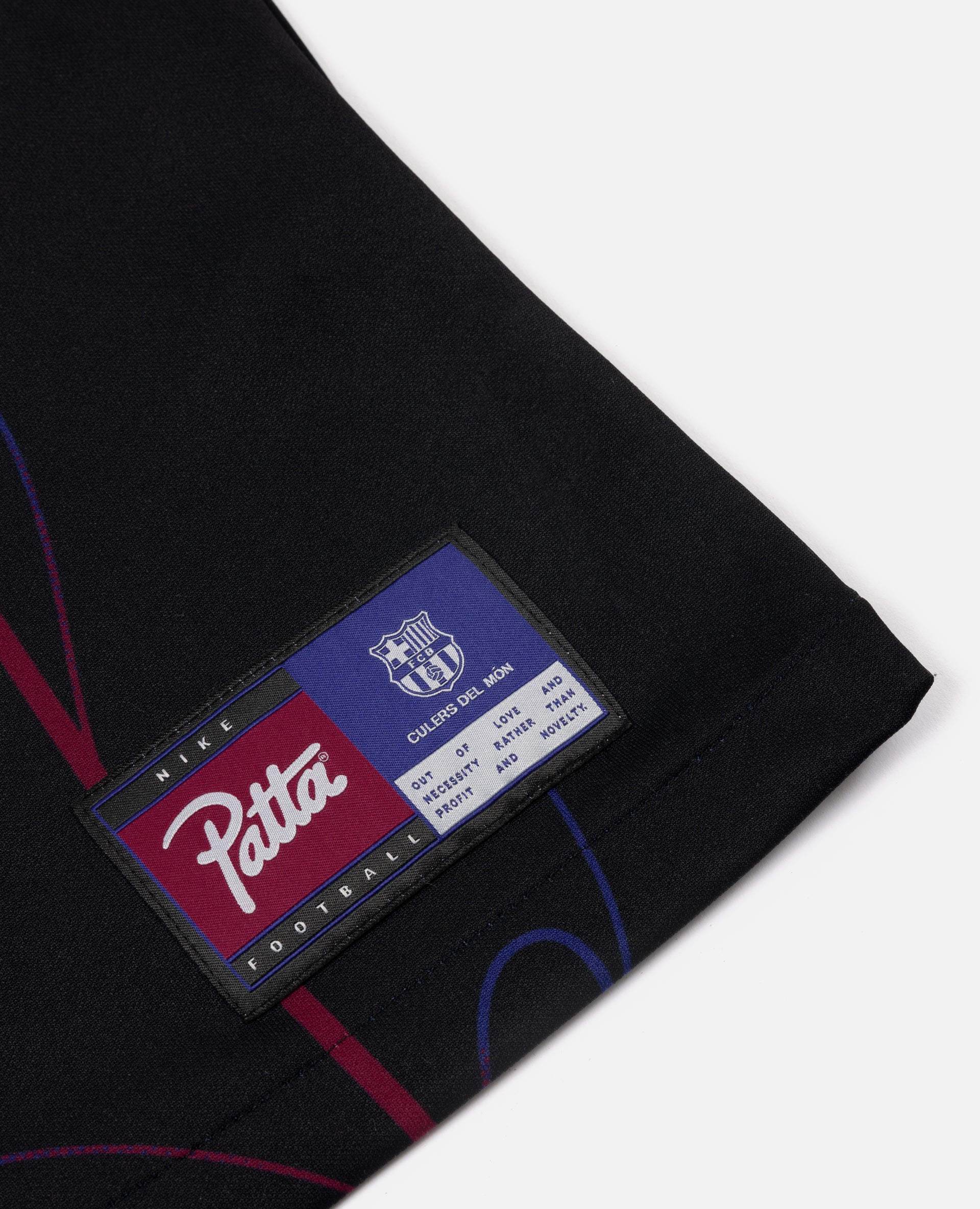 FCB x Patta Culers del Món Men's Pre-Match Jersey (Black/Black/White)