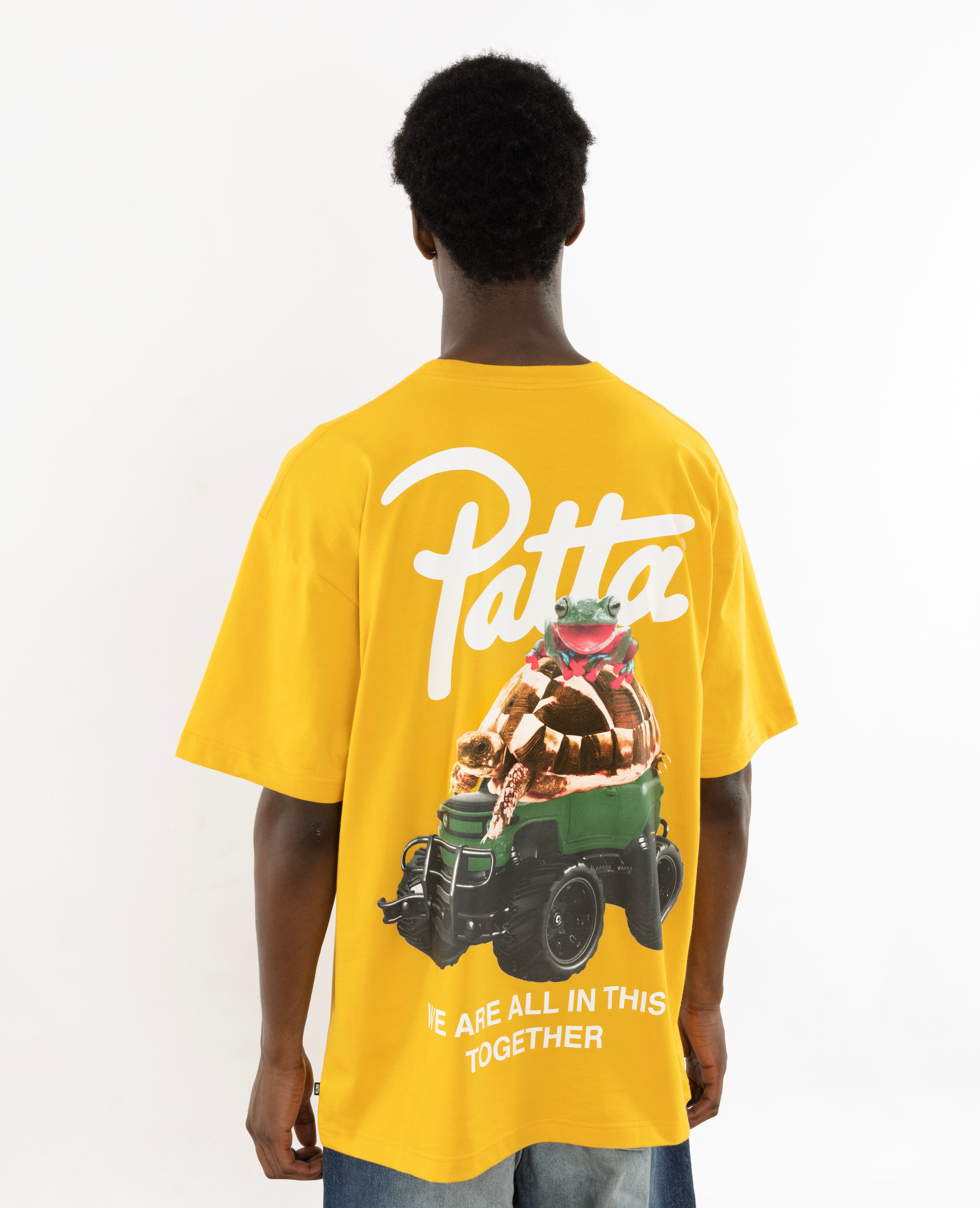 Patta Animal T Shirt Old Gold Patta US