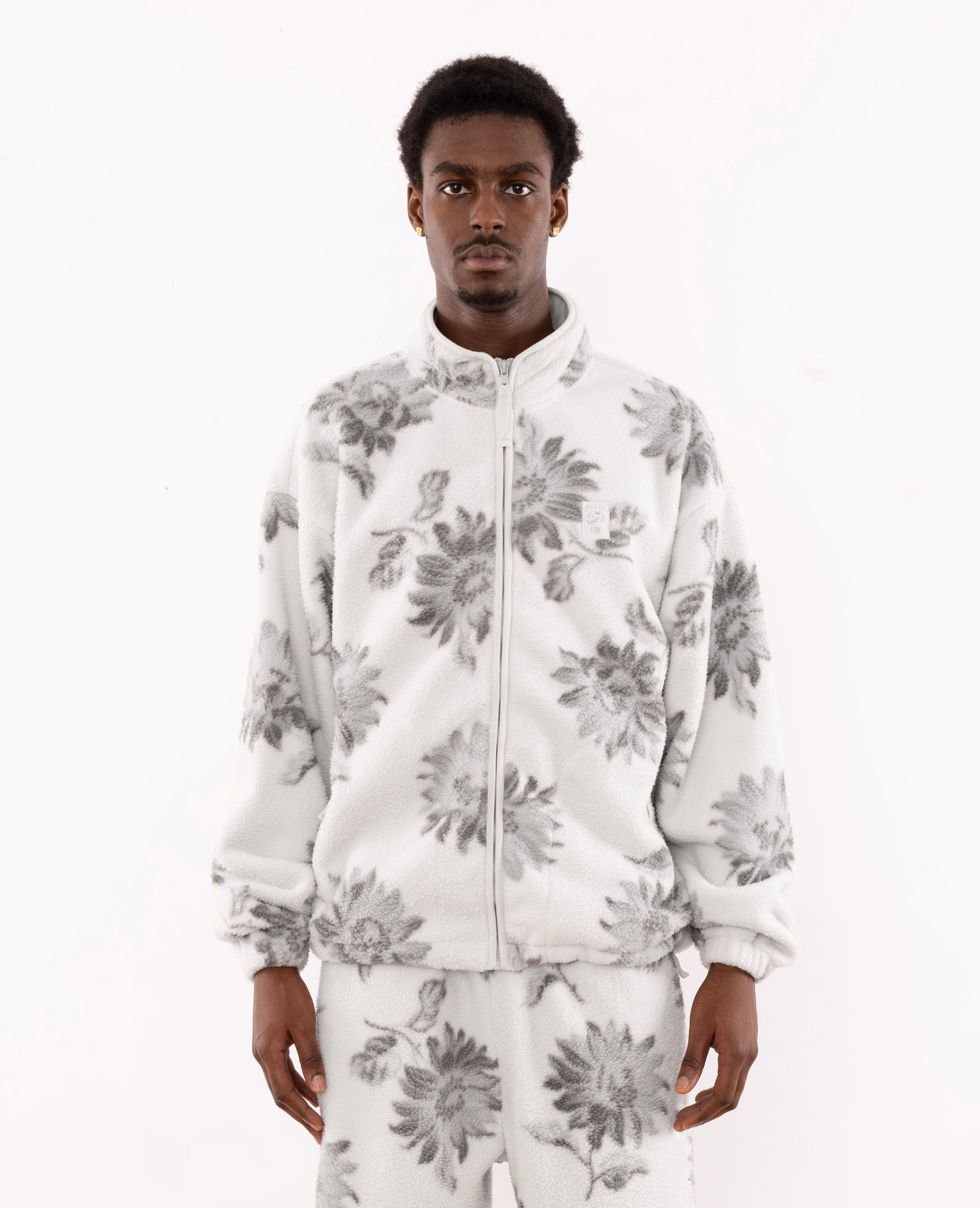 Patta Sunflower Sherpa Fleece Jacket (Multi/Sunflower Aop) – Patta US