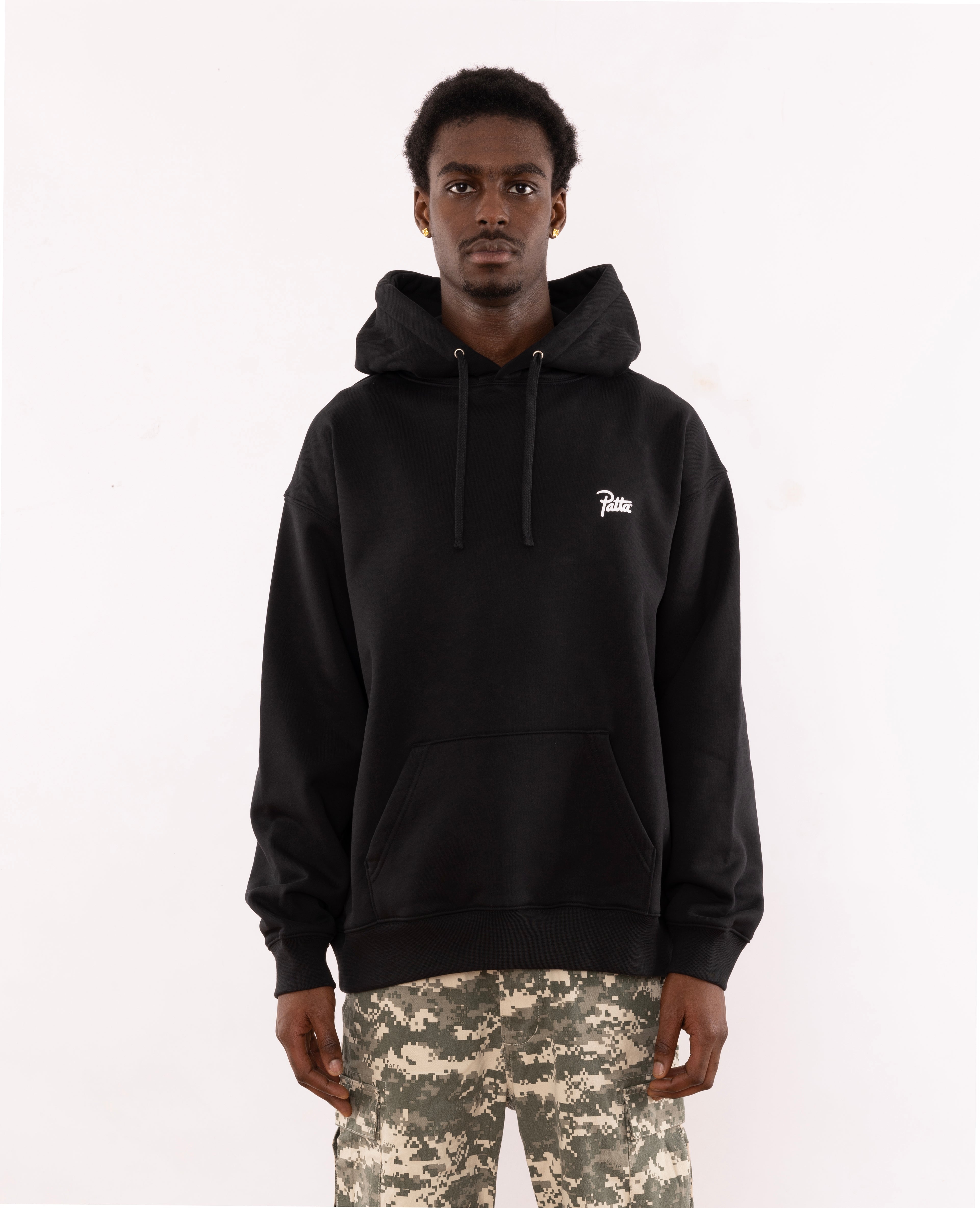 Patta Fovever And Always Boxy Hooded Sweater (Black) – Patta US