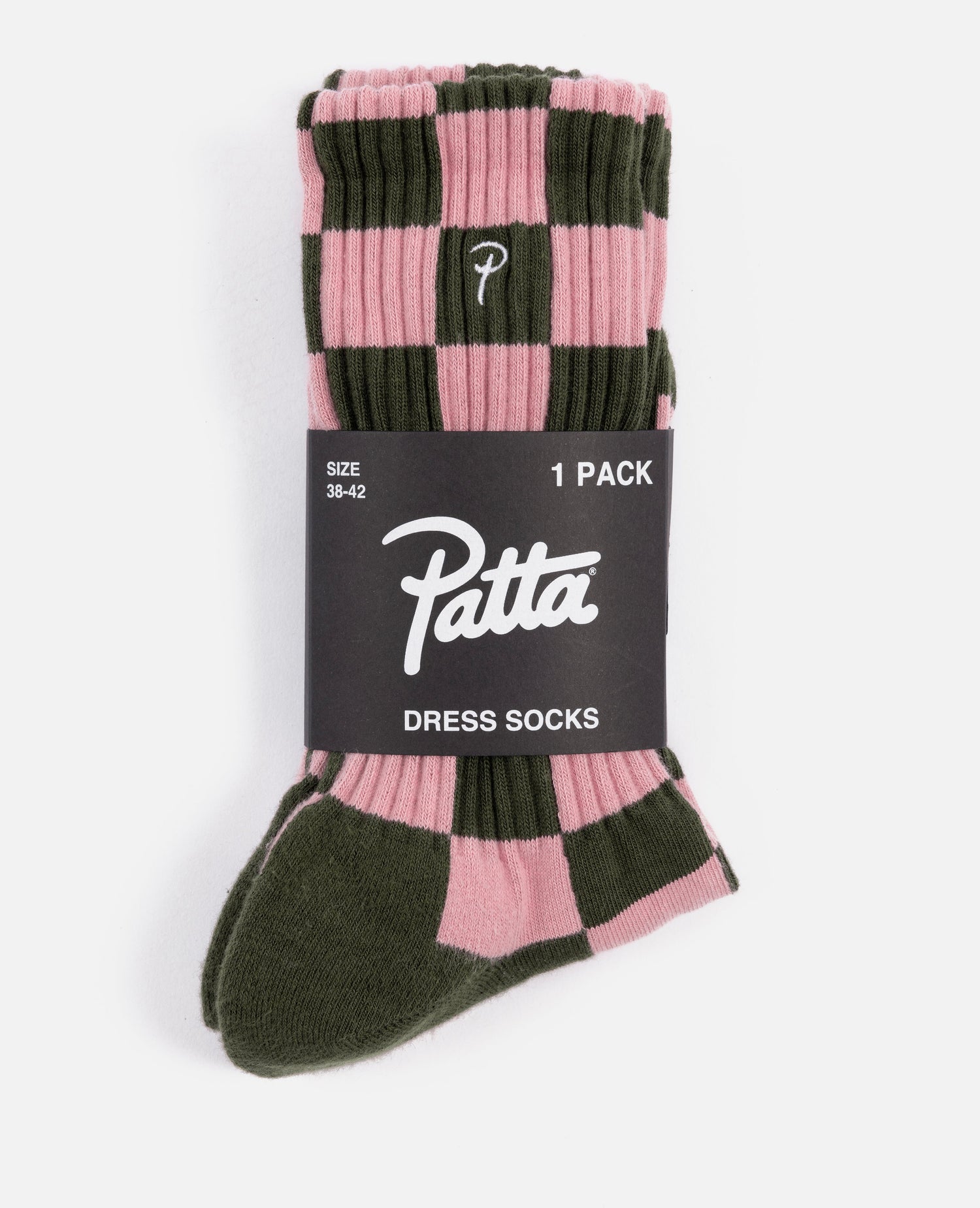 Patta Two Tone Sport Socks 1-Pack (Beetle/Begonia Pink)