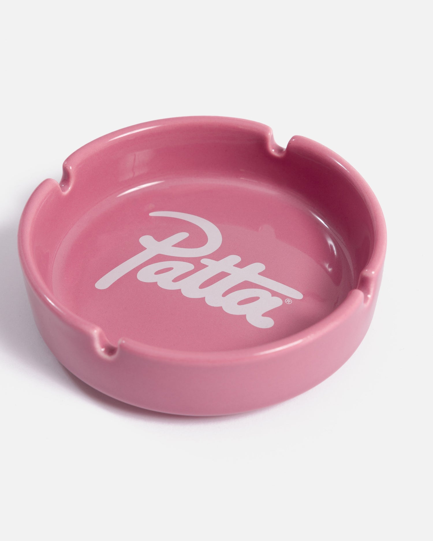 Patta Script Logo Ashtray (Pink/White)