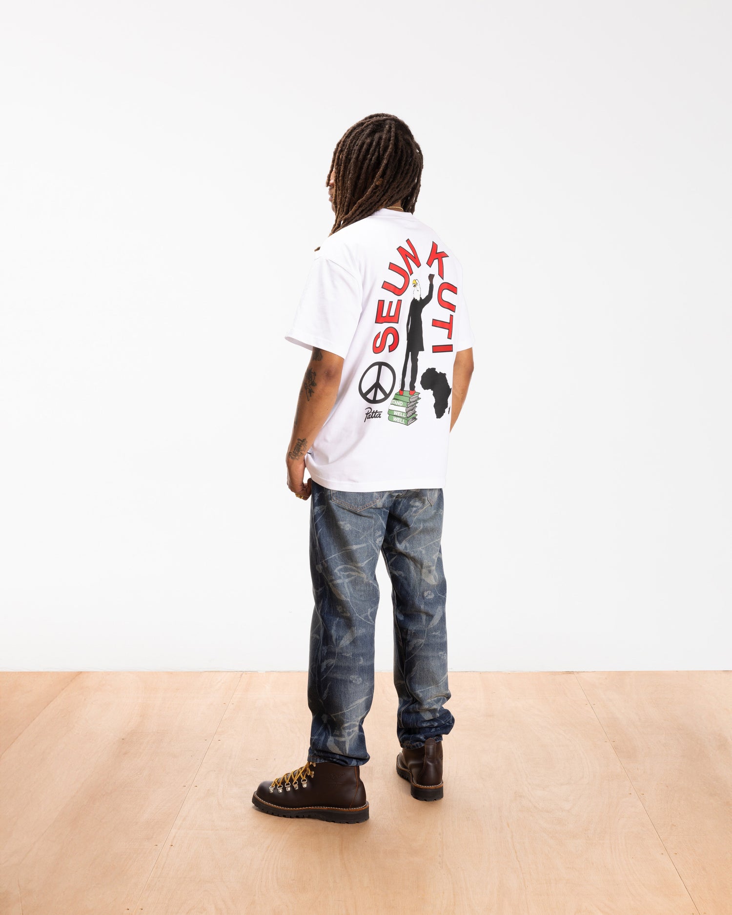 Patta Soundsystem x Seun Kuti T-Shirt (White)