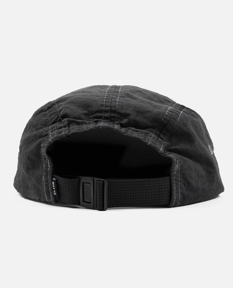 Patta Garment Dye Nylon 5-Panel Cap (Black)