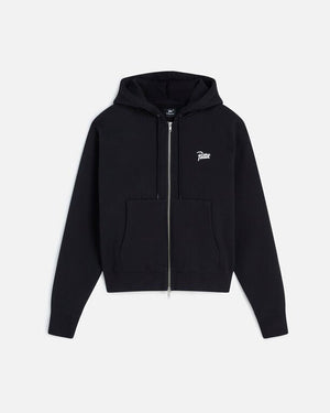 Patta Classic Zip Up Hooded Sweater (Black)