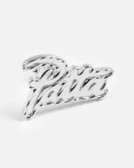 Patta Script Logo Silver Earring (Silver)