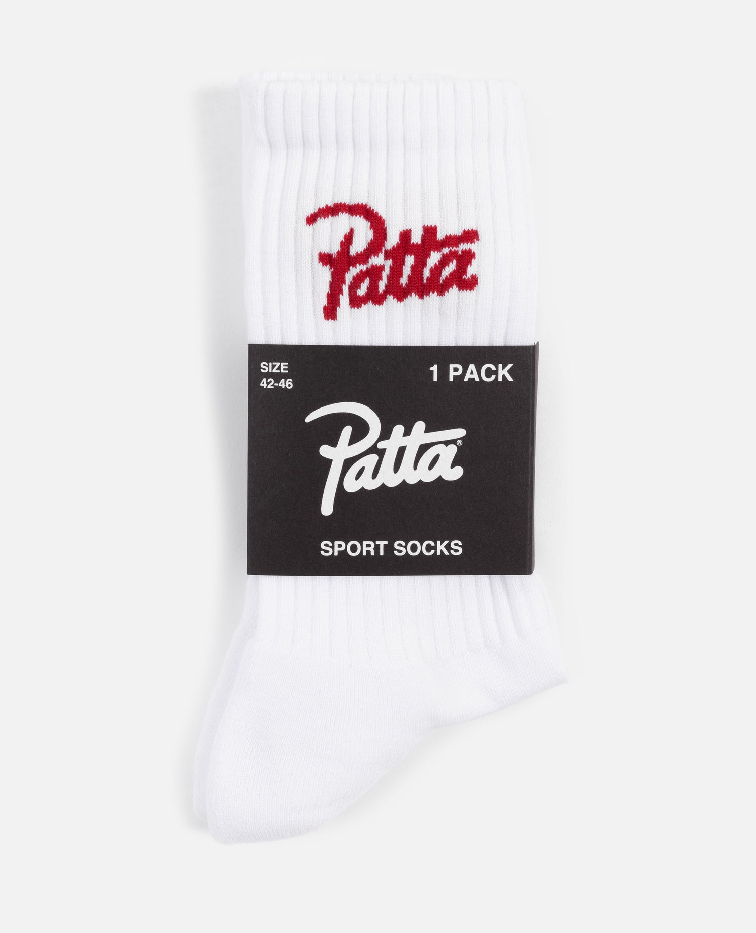 Patta Script Logo Sport Socks (White)