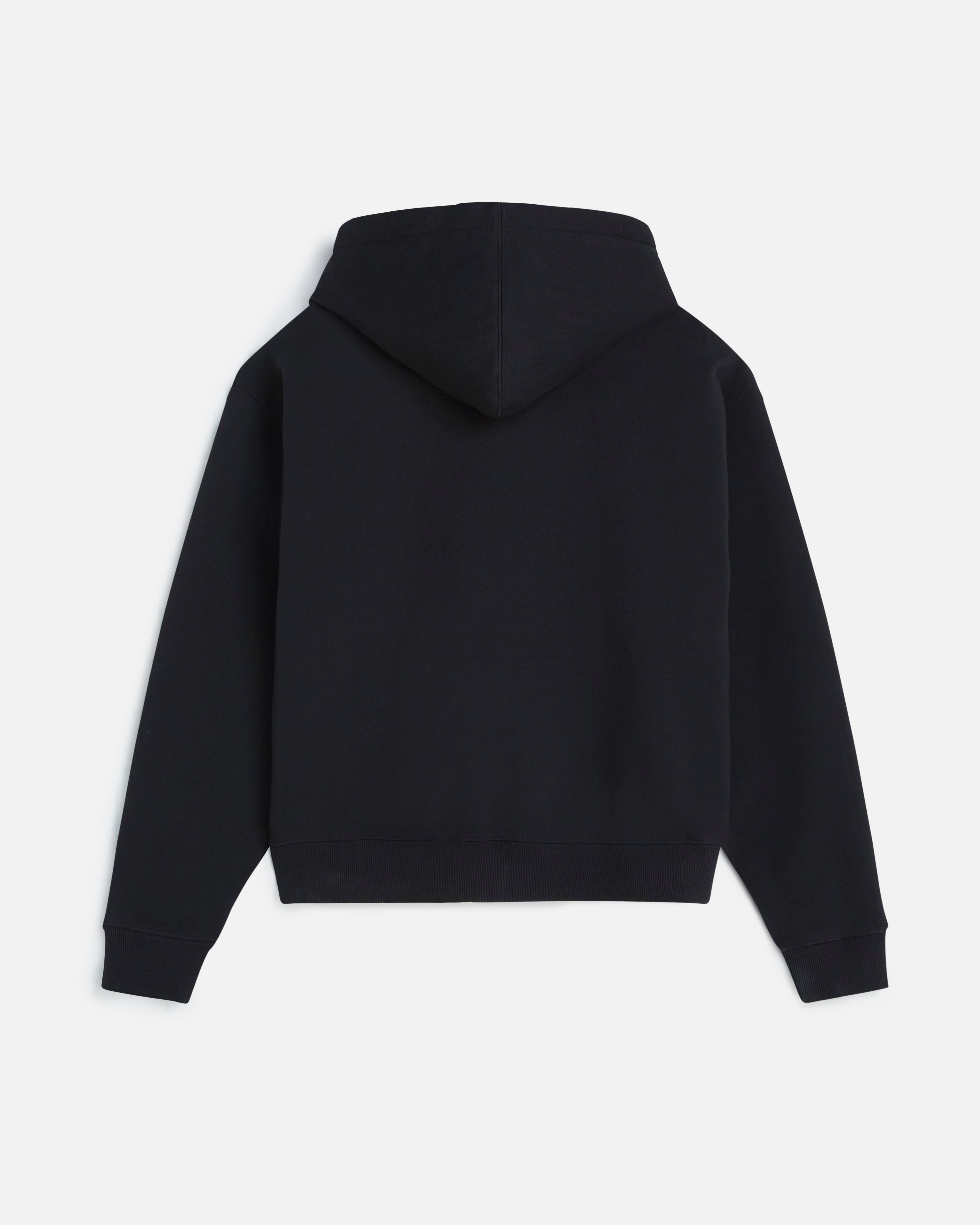 Hooded store black sweater