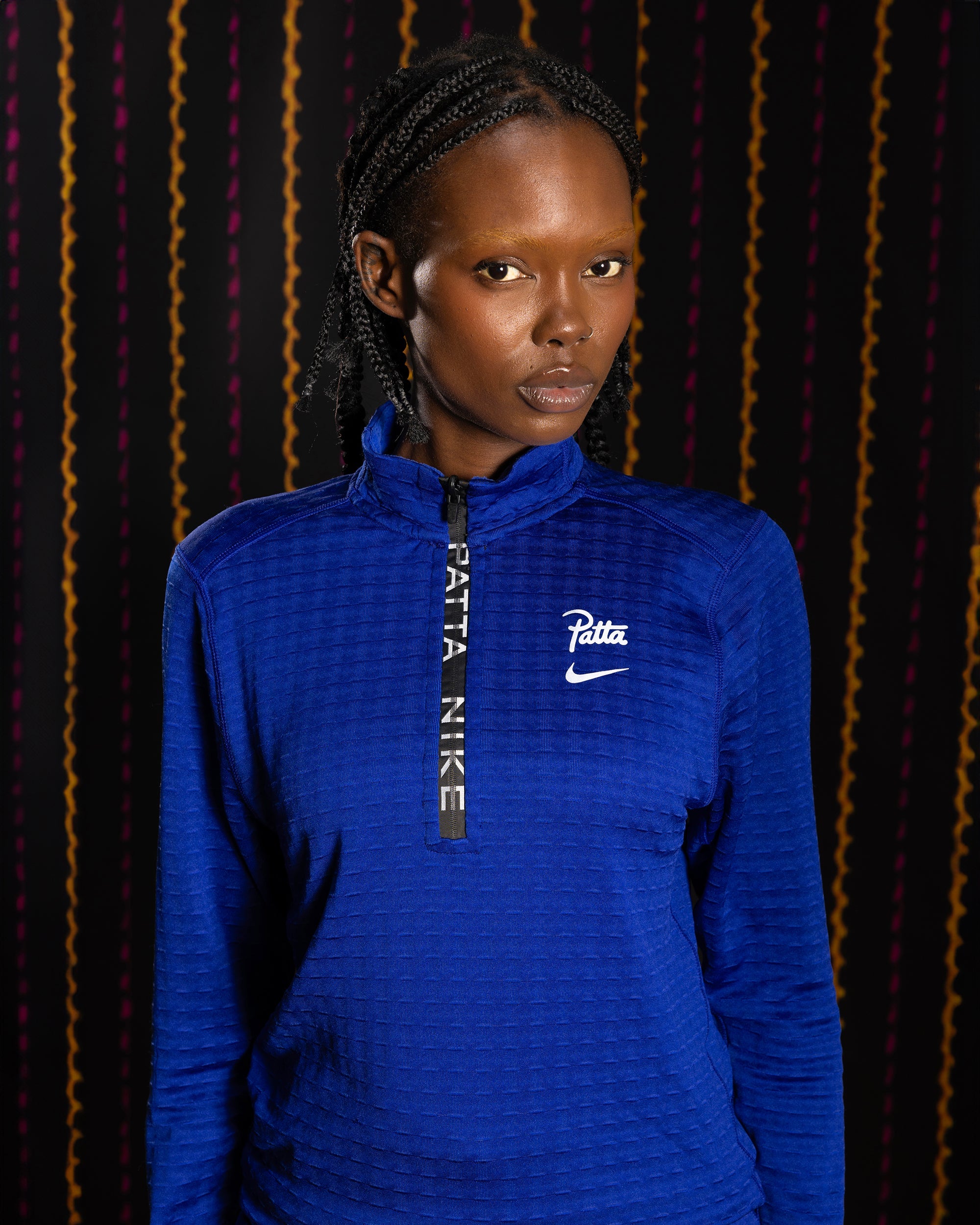 Nike fashion half zip blue