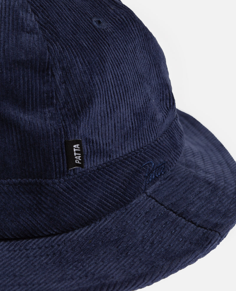 Patta Corduroy Bell Hat (Evening Blue)