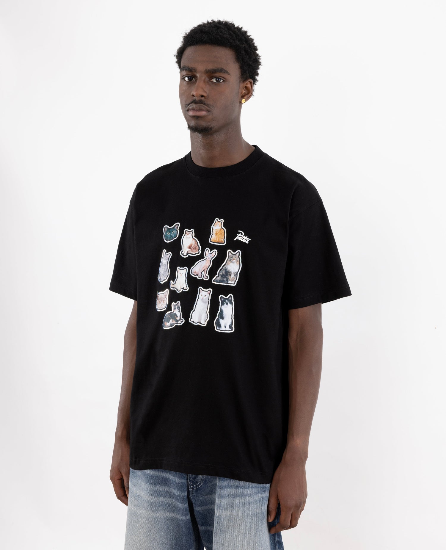 Patta Cats T-Shirt (Black)