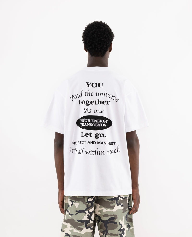 Patta Reflect And Manifest Washed T-Shirt (White)