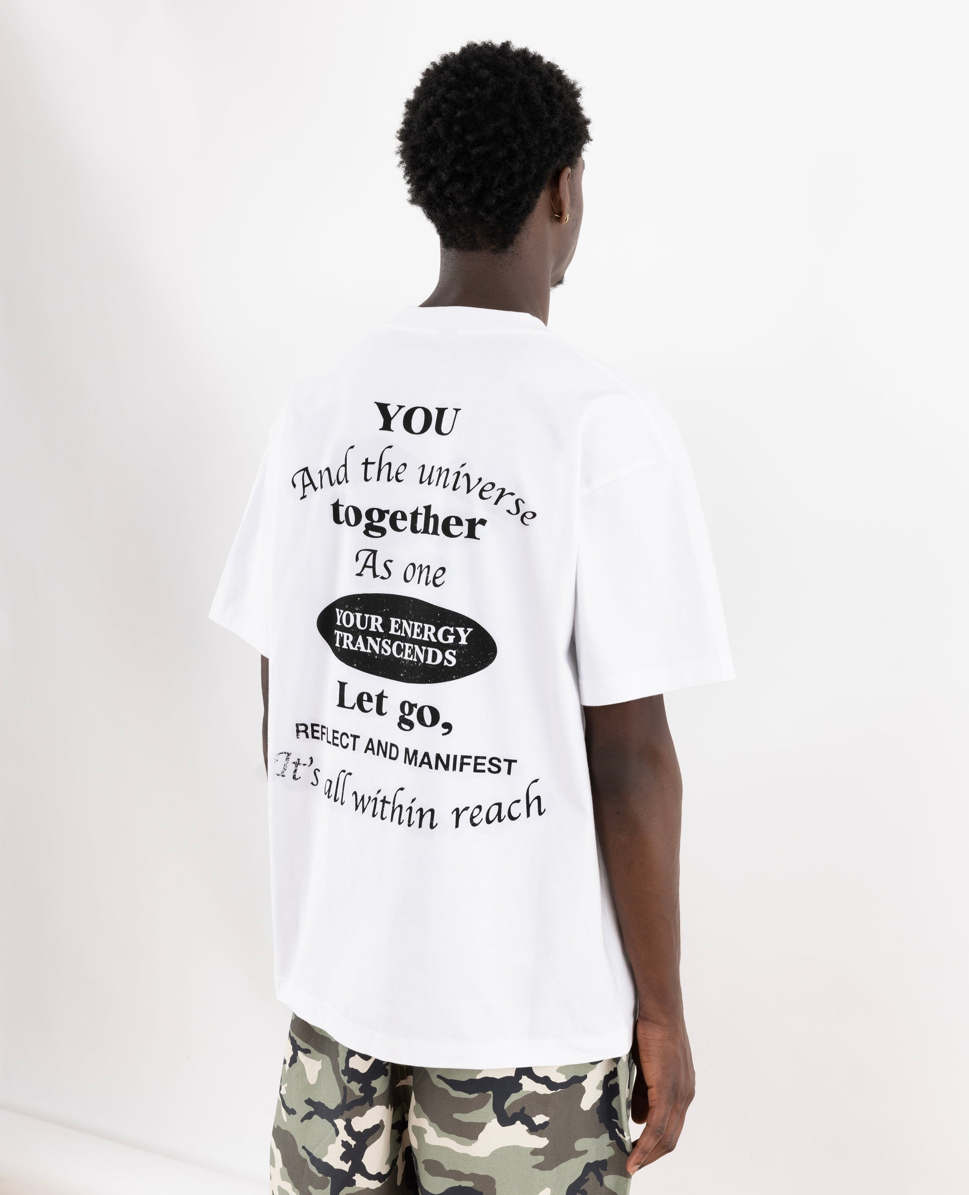 Patta Reflect And Manifest Washed T-Shirt (White)