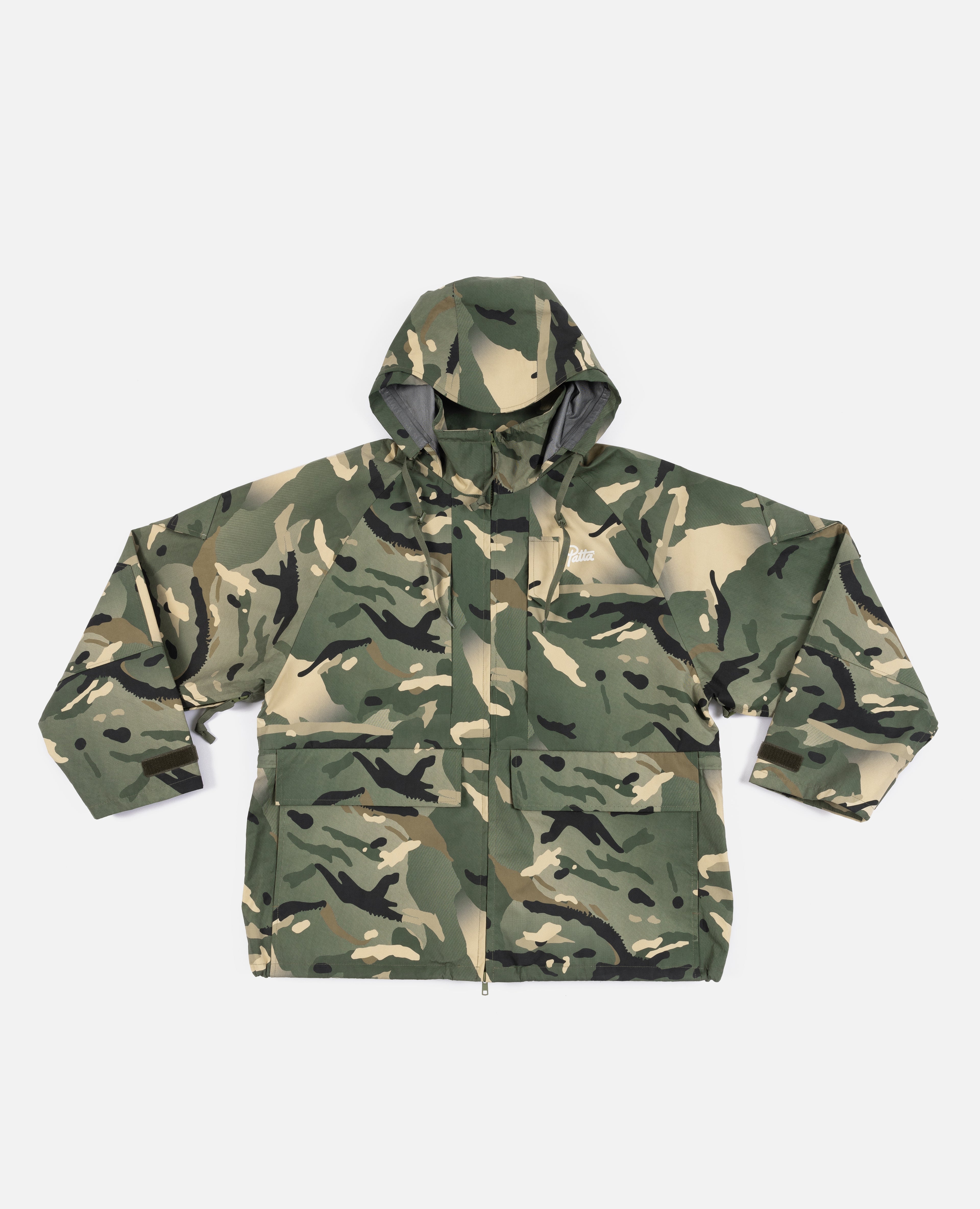 Patta Spray Camo Nylon Tactical Parka (Multi/Spray Camo) – Patta US